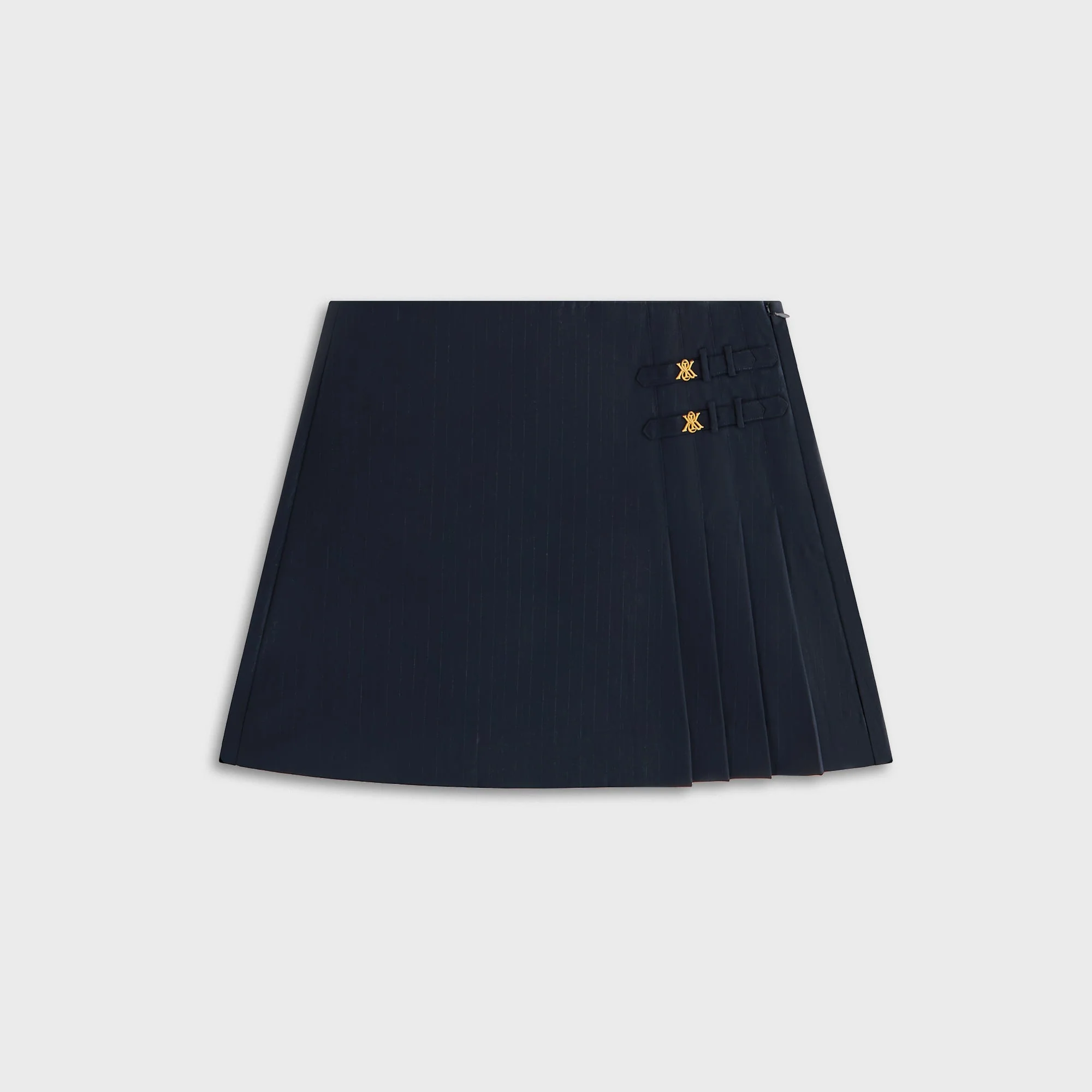 Image of Kith Women Emira Pleated Micro Skirt - Black