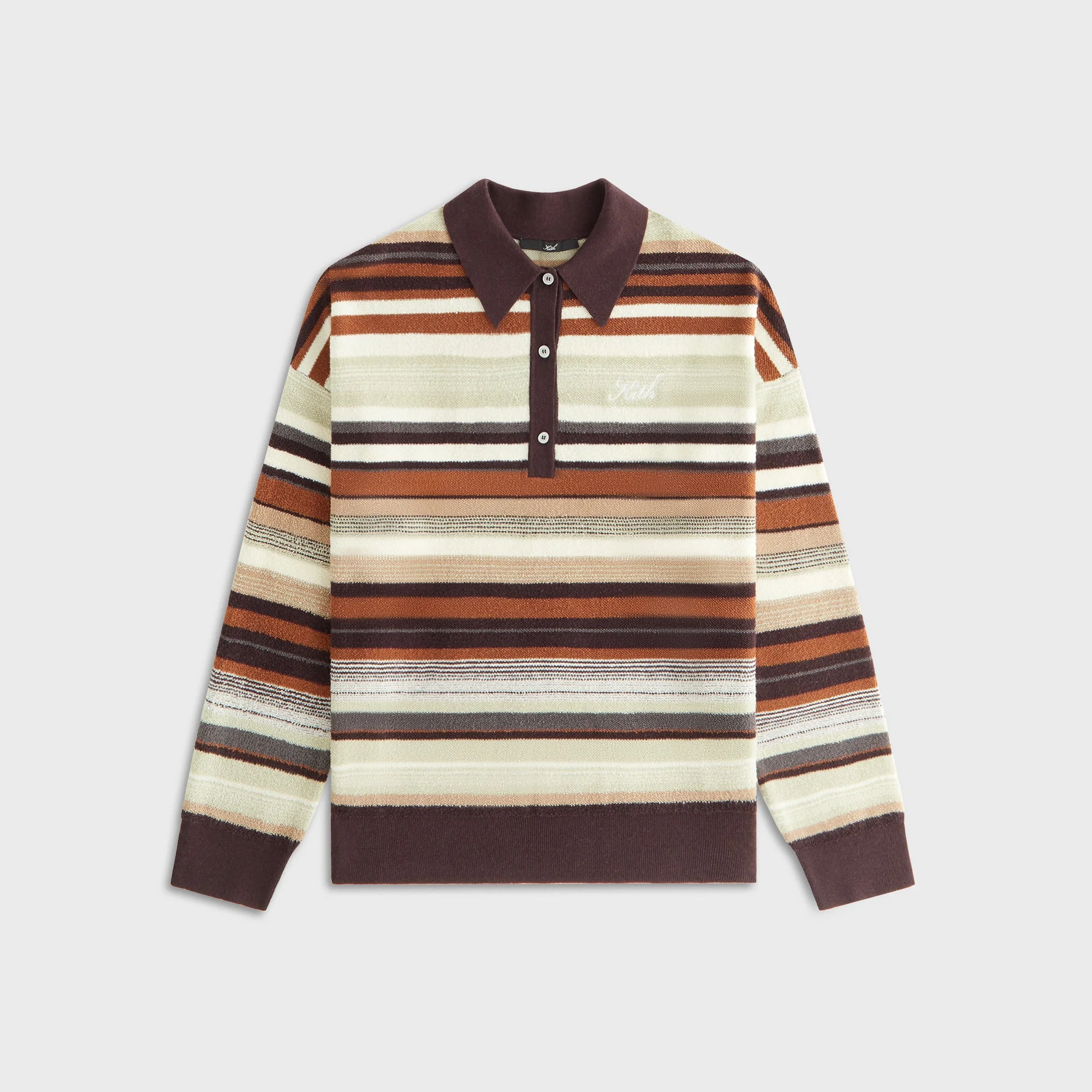 Image of Kith Women Selma Towel Polo Long Sleeve - Incognito