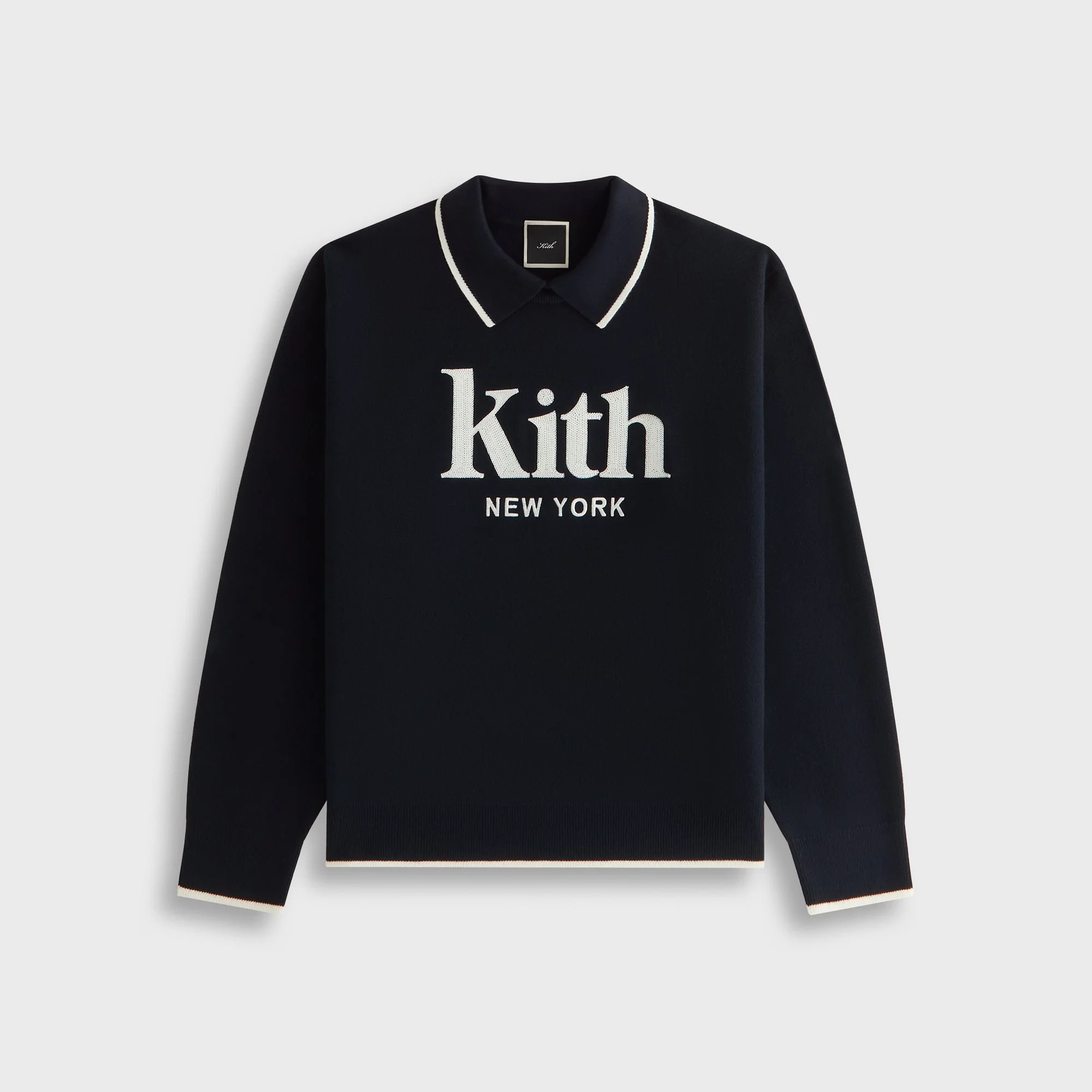 Image of Kith Women Ashwin Polo Sweater - Black