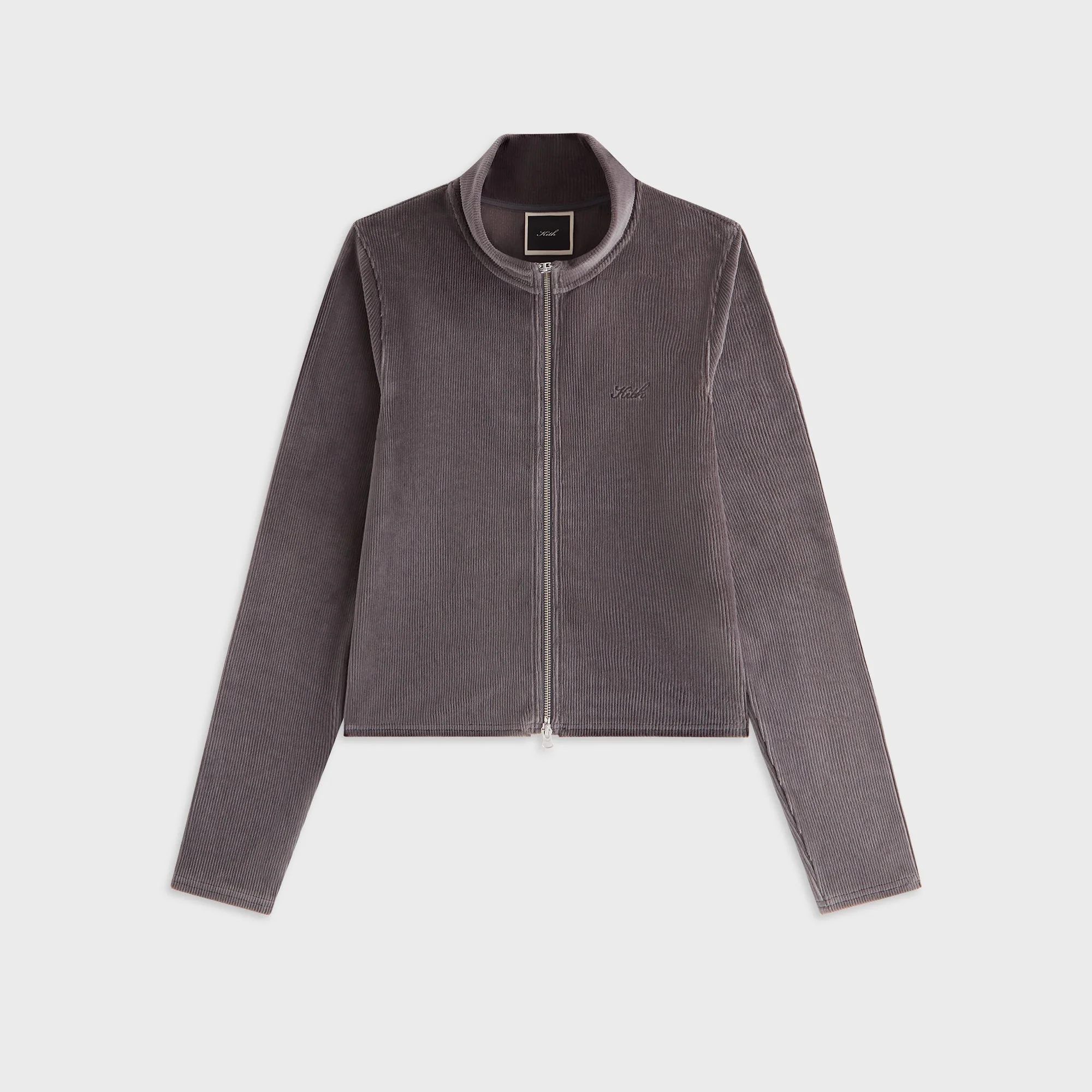 Image of Kith Women Ina Track Zip - Hematite