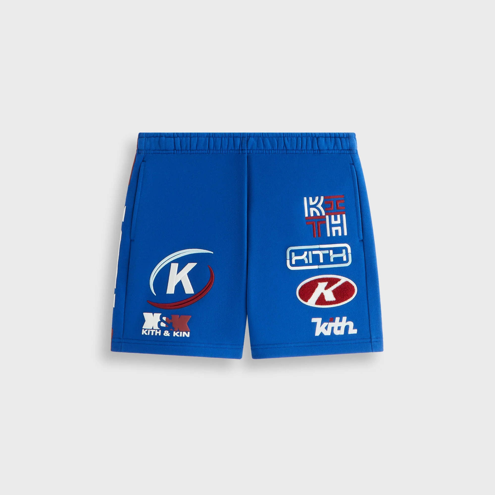 Image of Kith Women Rayne II Sport Logo Sweatshorts - Current