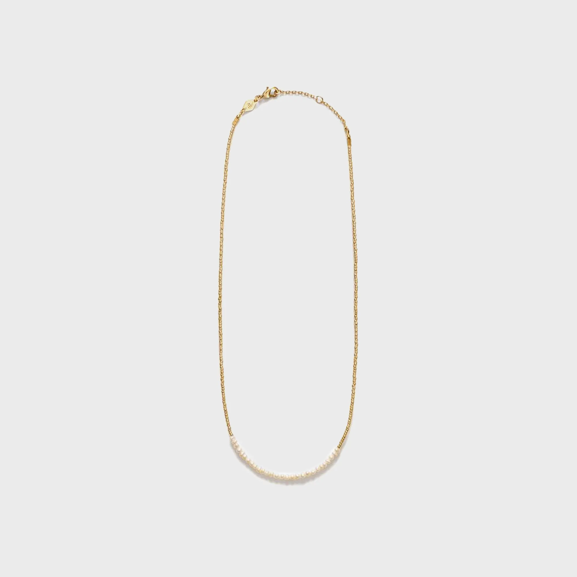 Image of Anni Lu Pearly Necklace - Gold