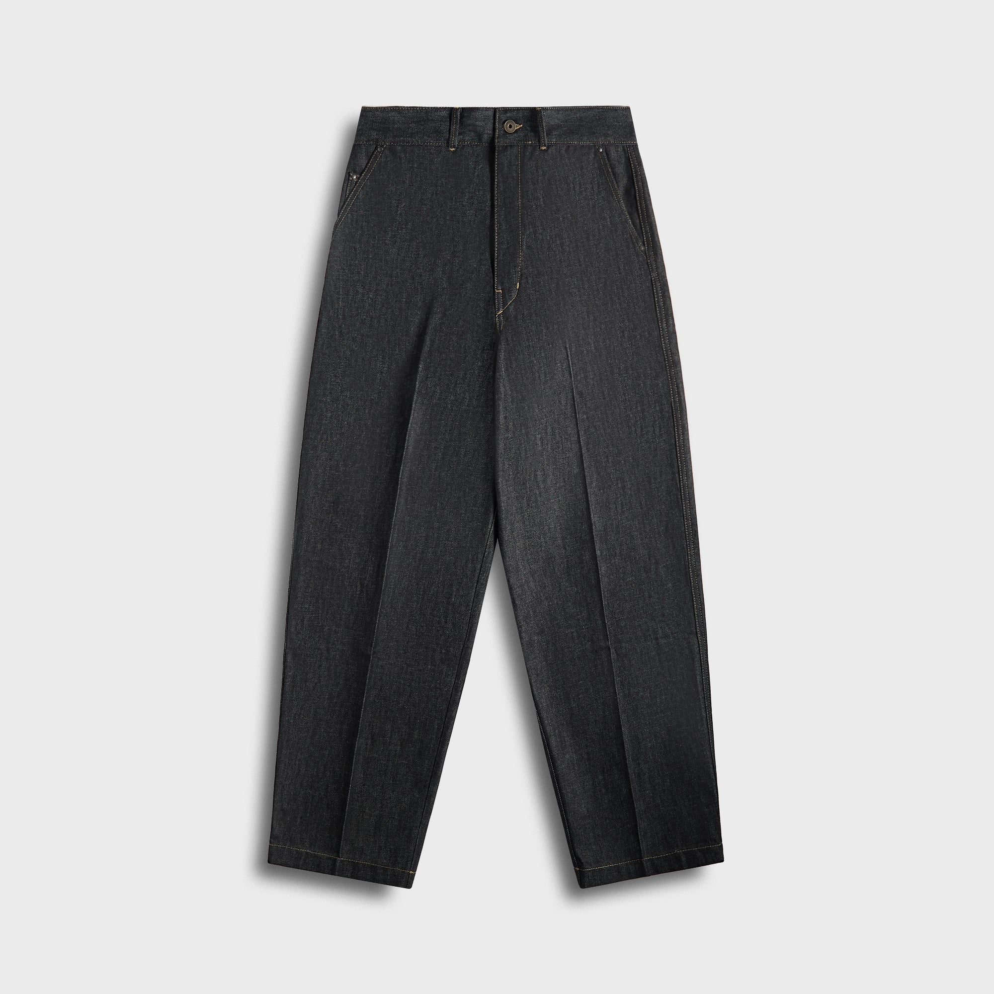 Image of Lemaire Maxi Barrel Workwear Pants - Slate