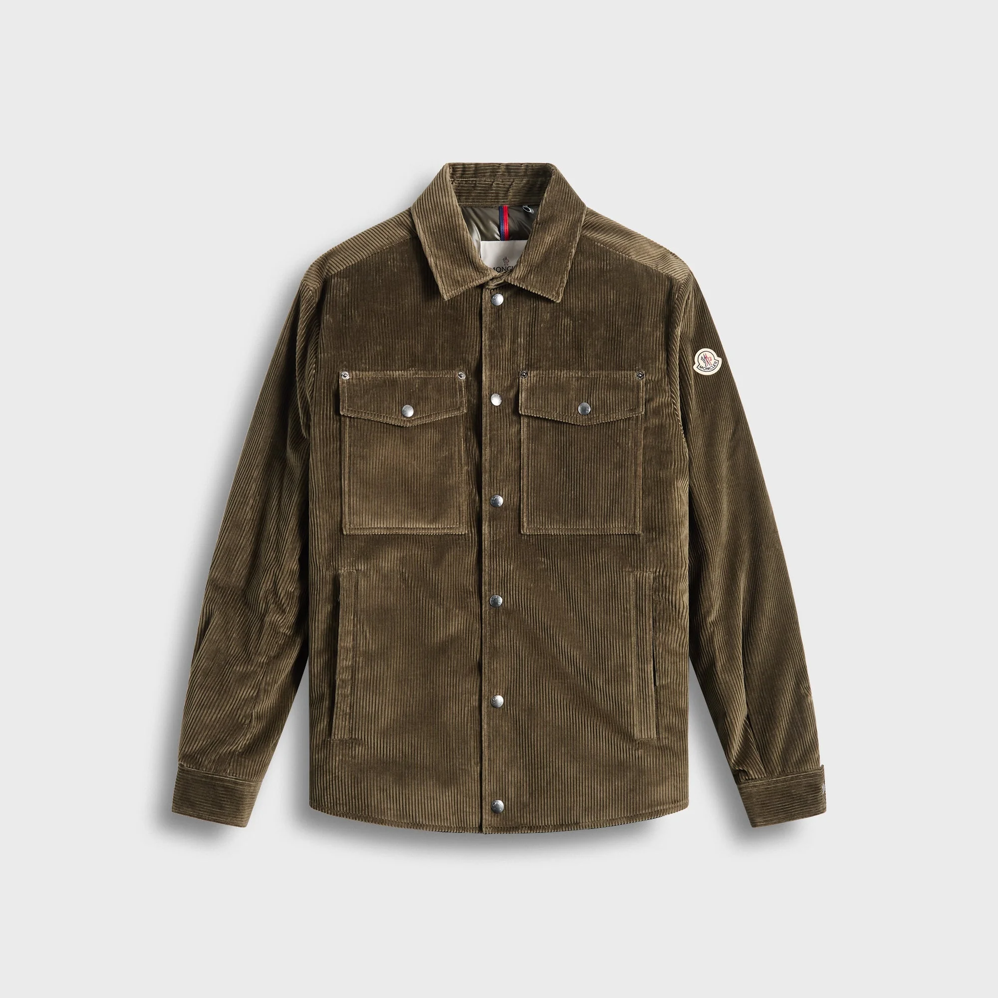 Image of Moncler Ambroisie Down Shirt Jacket - Green