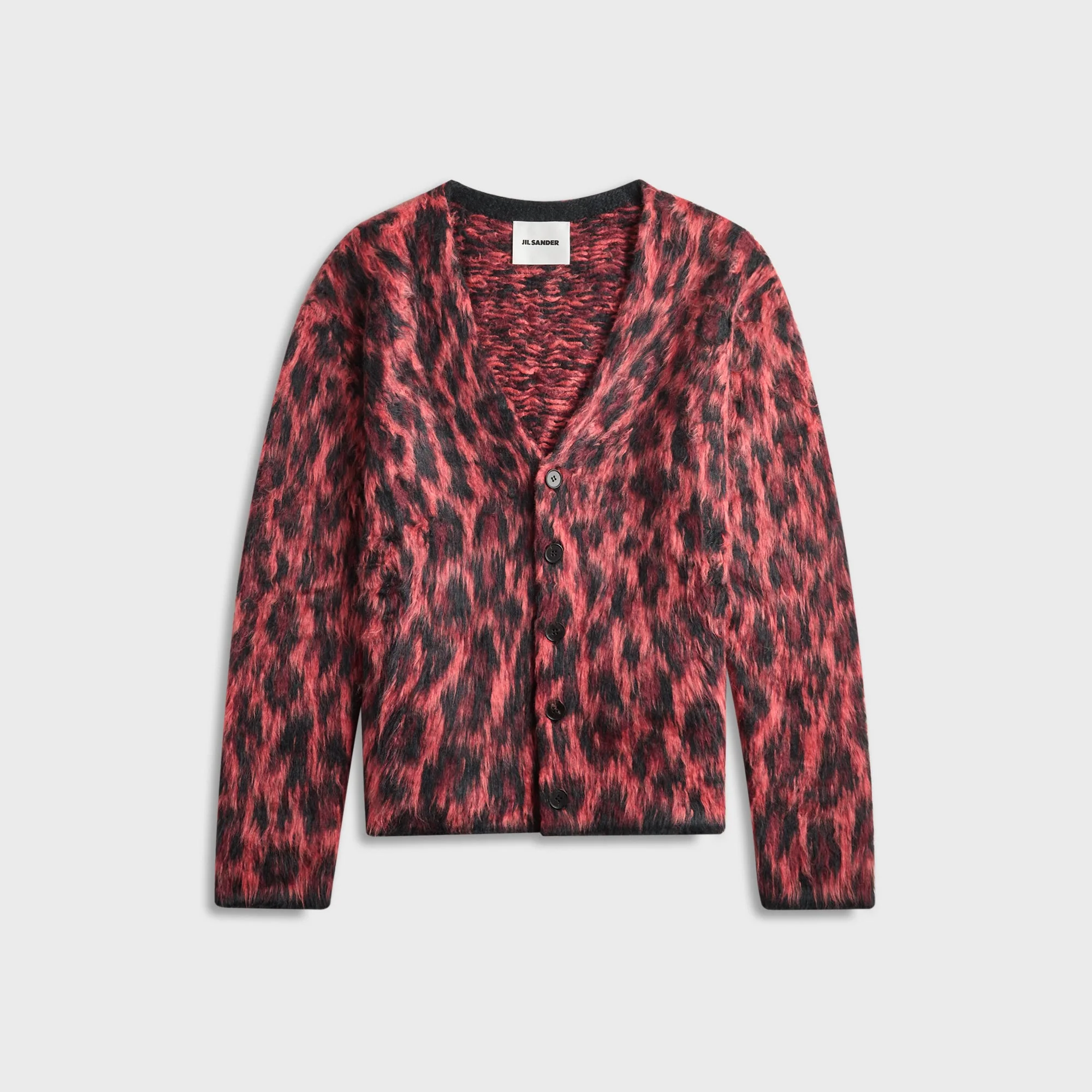 Image of Jil Sander Long Sleeve VN Cardigan - Ember
