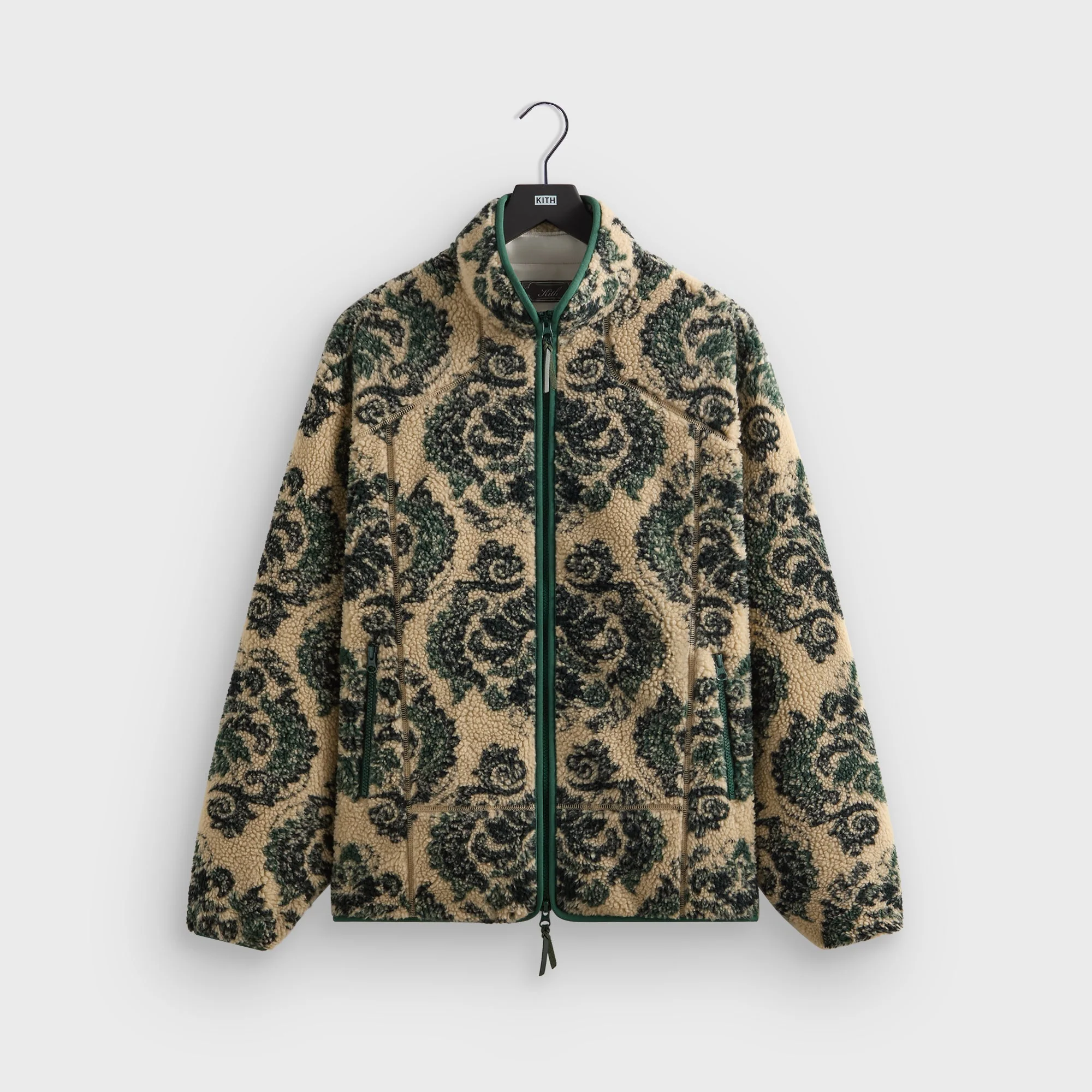 Image of Kith Damask Floral Sherpa Harper Jacket - Eternal