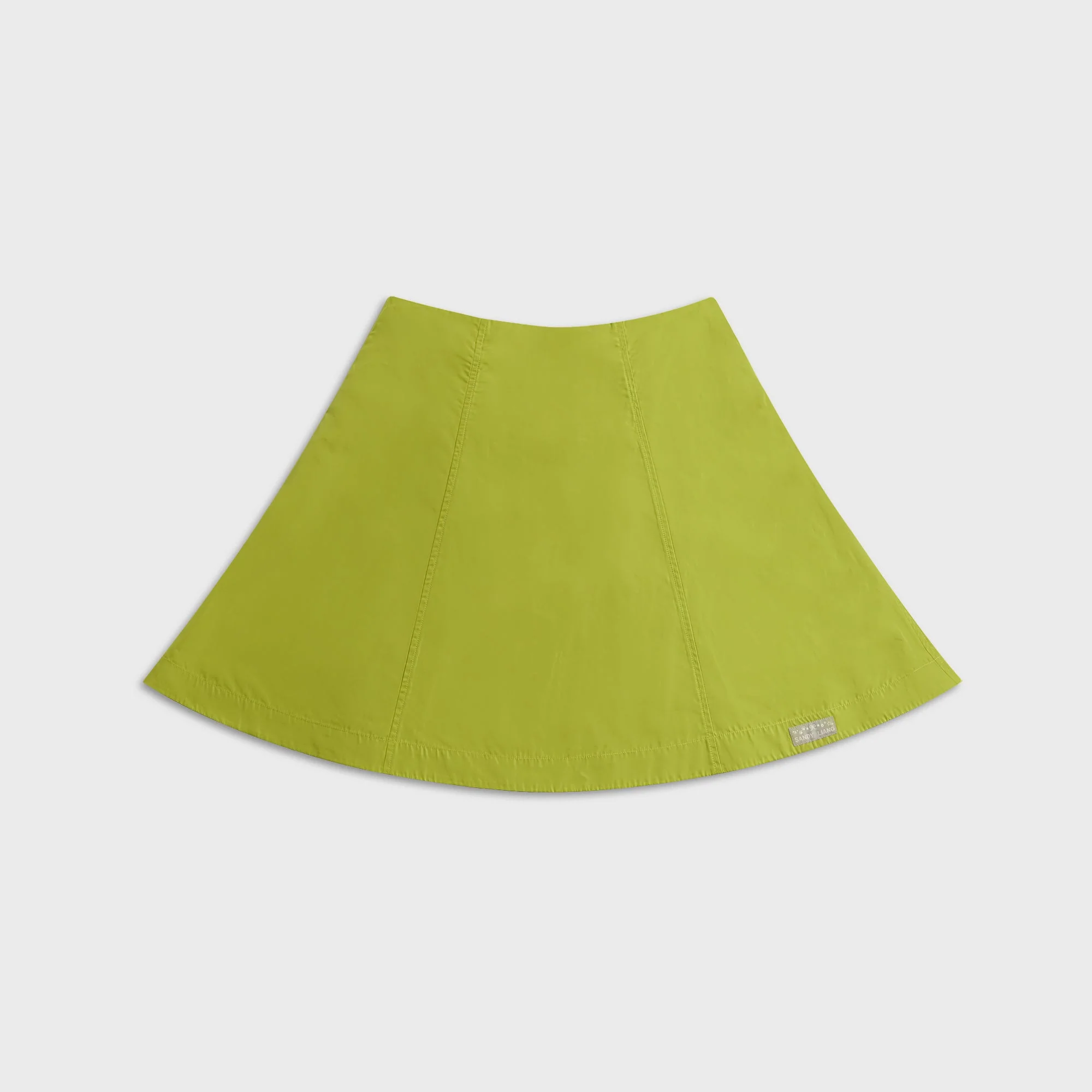 Image of Sandy Liang Constance Skirt - Chartreuse