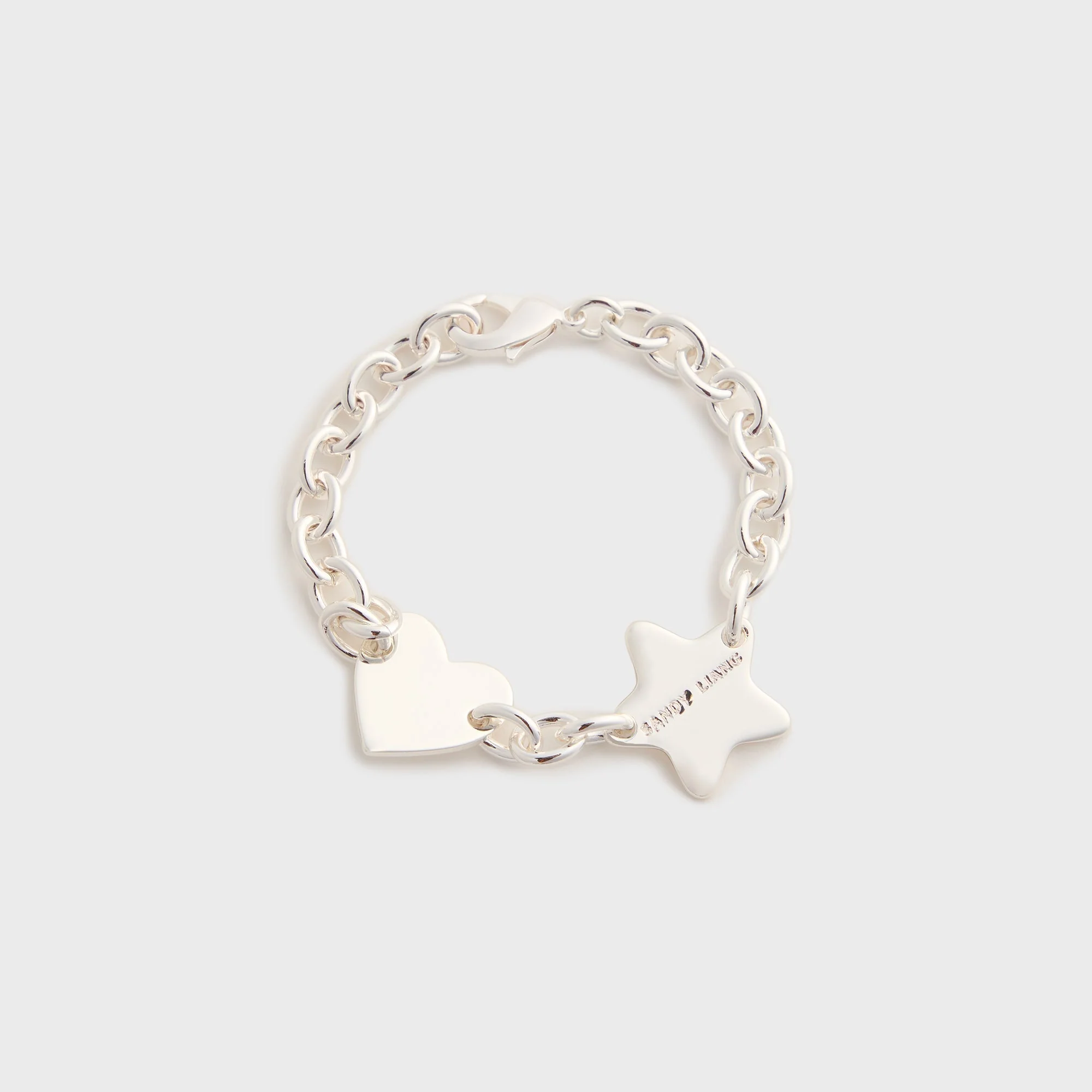Image of Sandy Liang Password Protected Bracelet - Silver