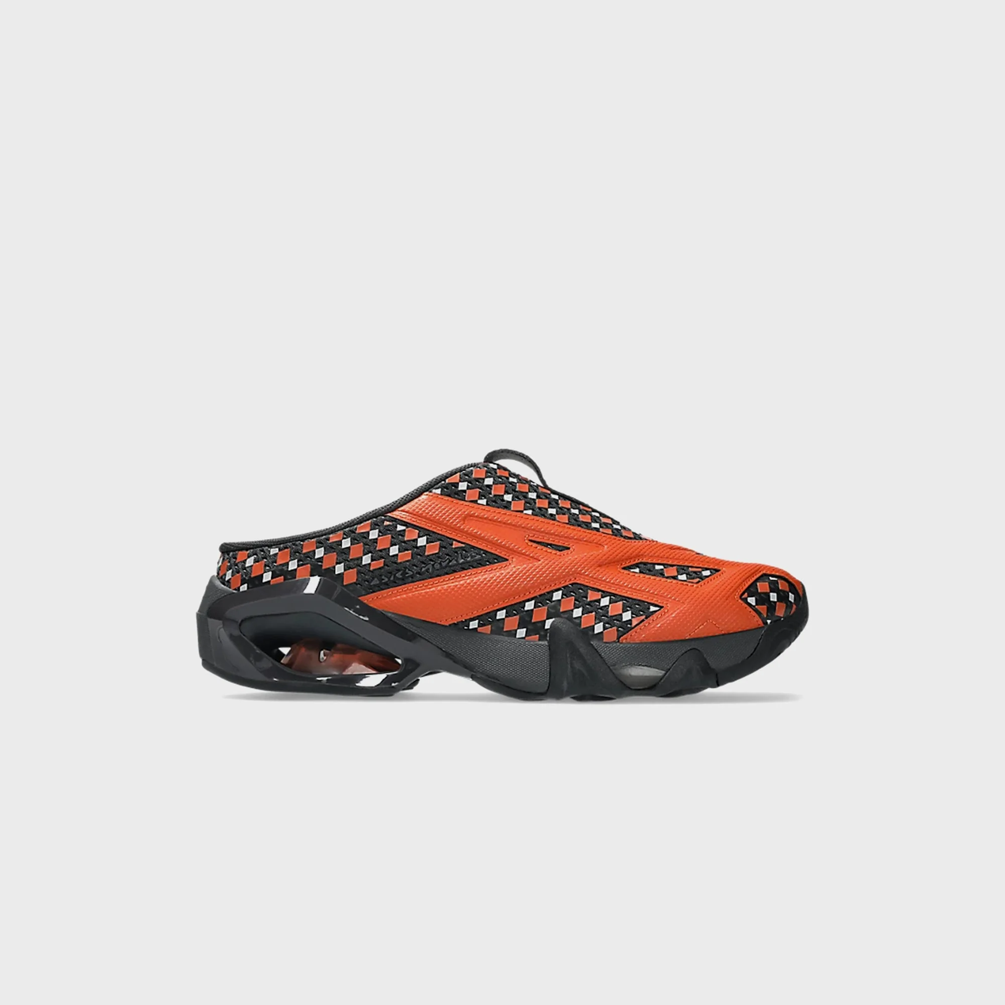 Image of ASICS x Kiko Kostadinov Novalis Gel-Styrax - Obsidian Grey / Rust Orange
