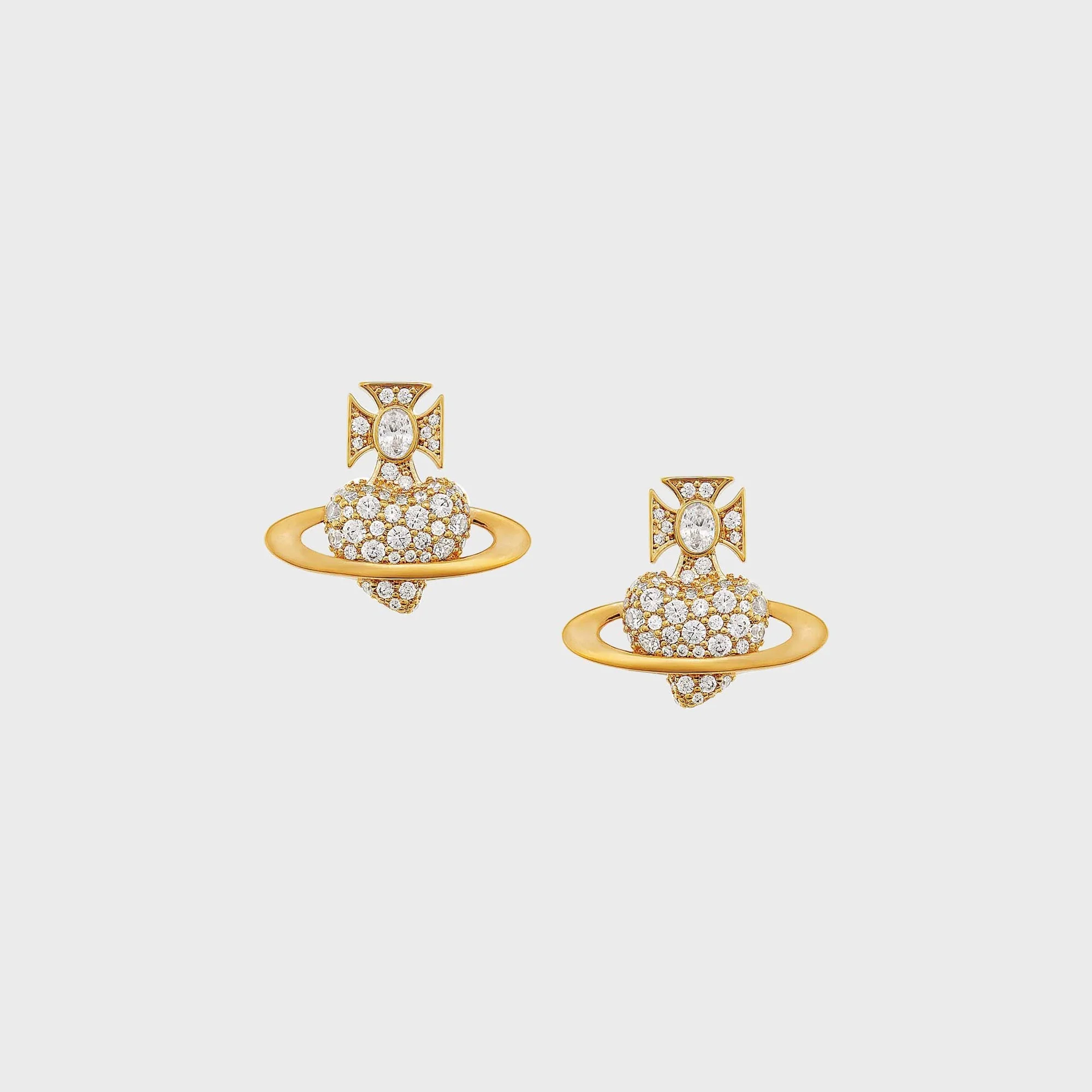 Image of Vivienne Westwood Agnatha Earrings - Gold