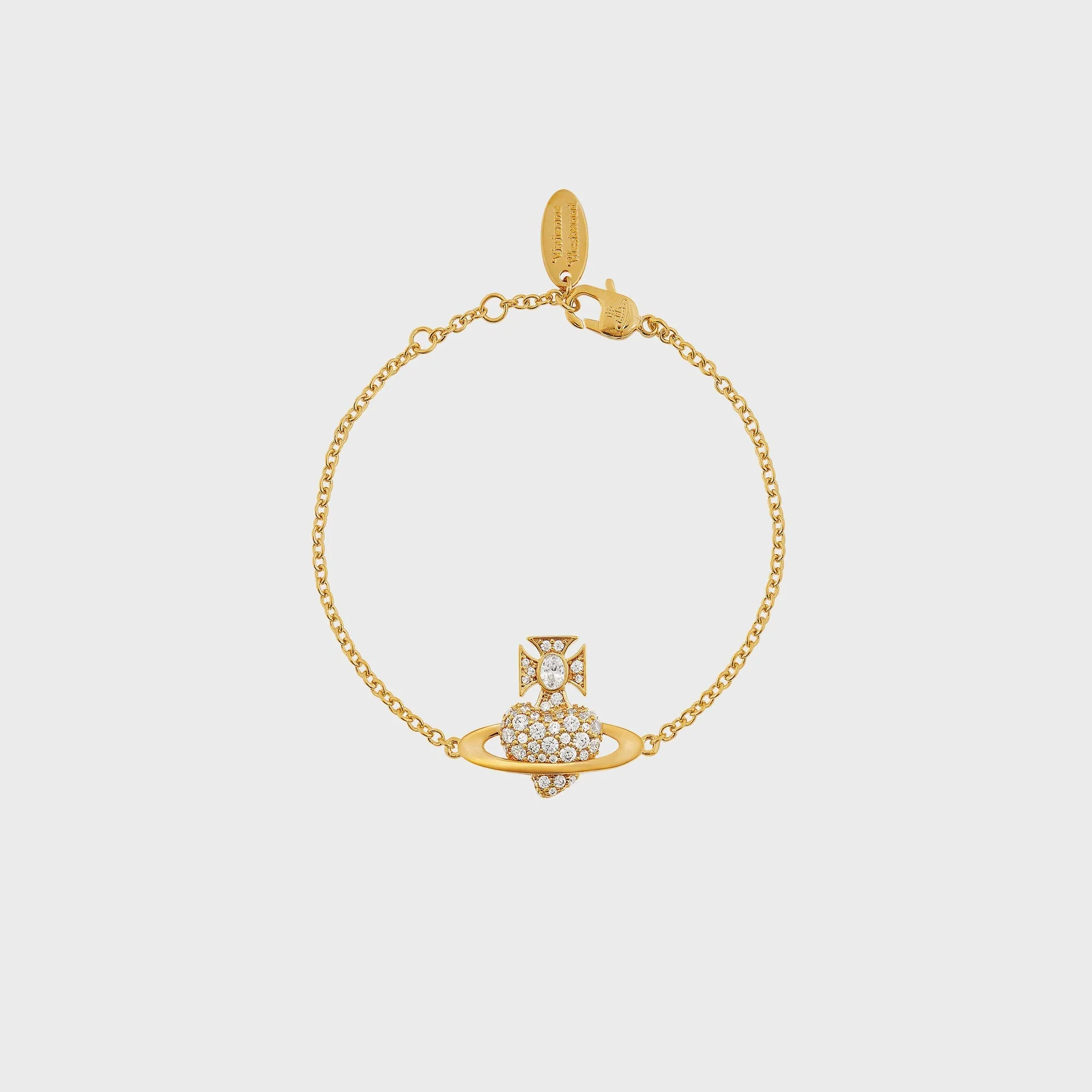 Image of Vivienne Westwood Agnatha Bas Bracelet - Gold