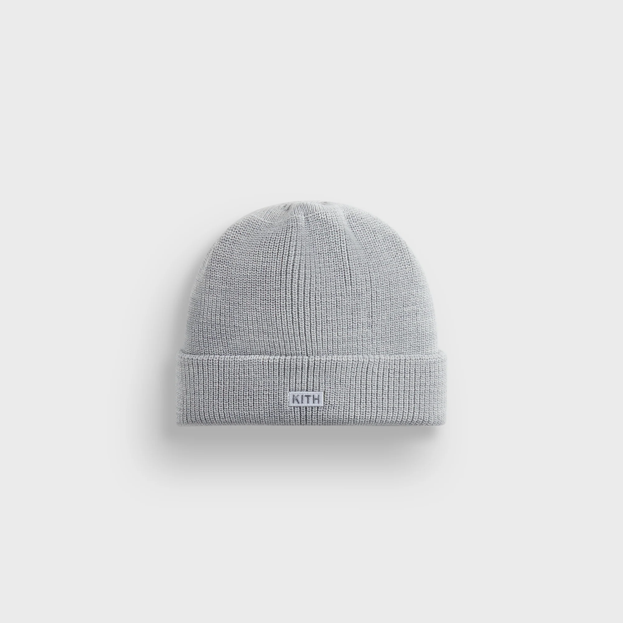 Image of Kith Classic Beanie - Light Heather Grey