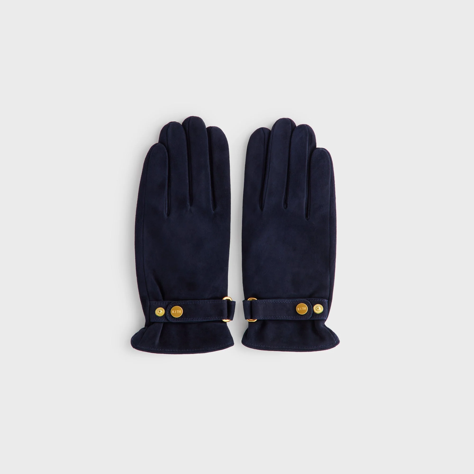 Image of Kith Manhattan Suede Gloves - Ink