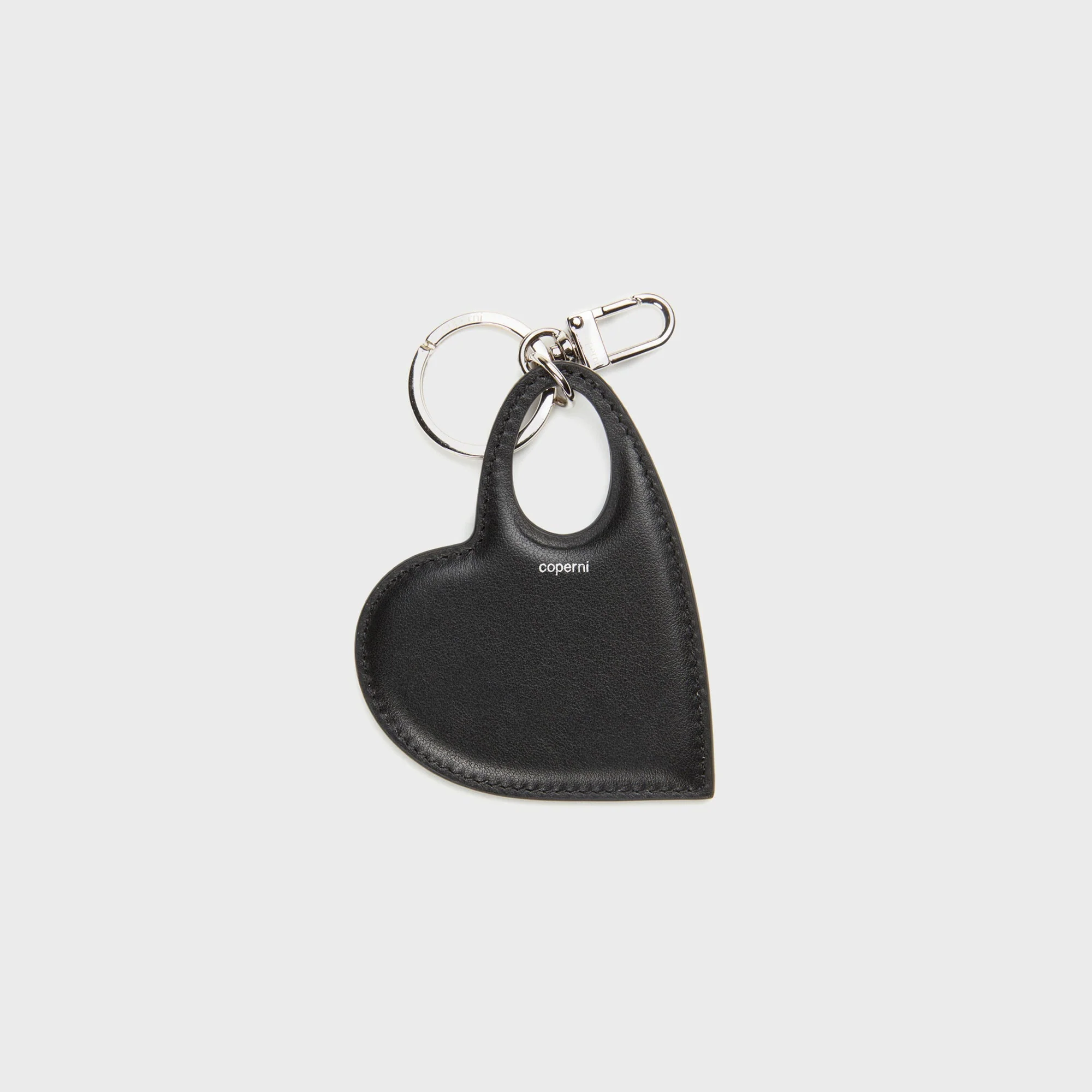 Image of Coperni Heart Keychain - Black