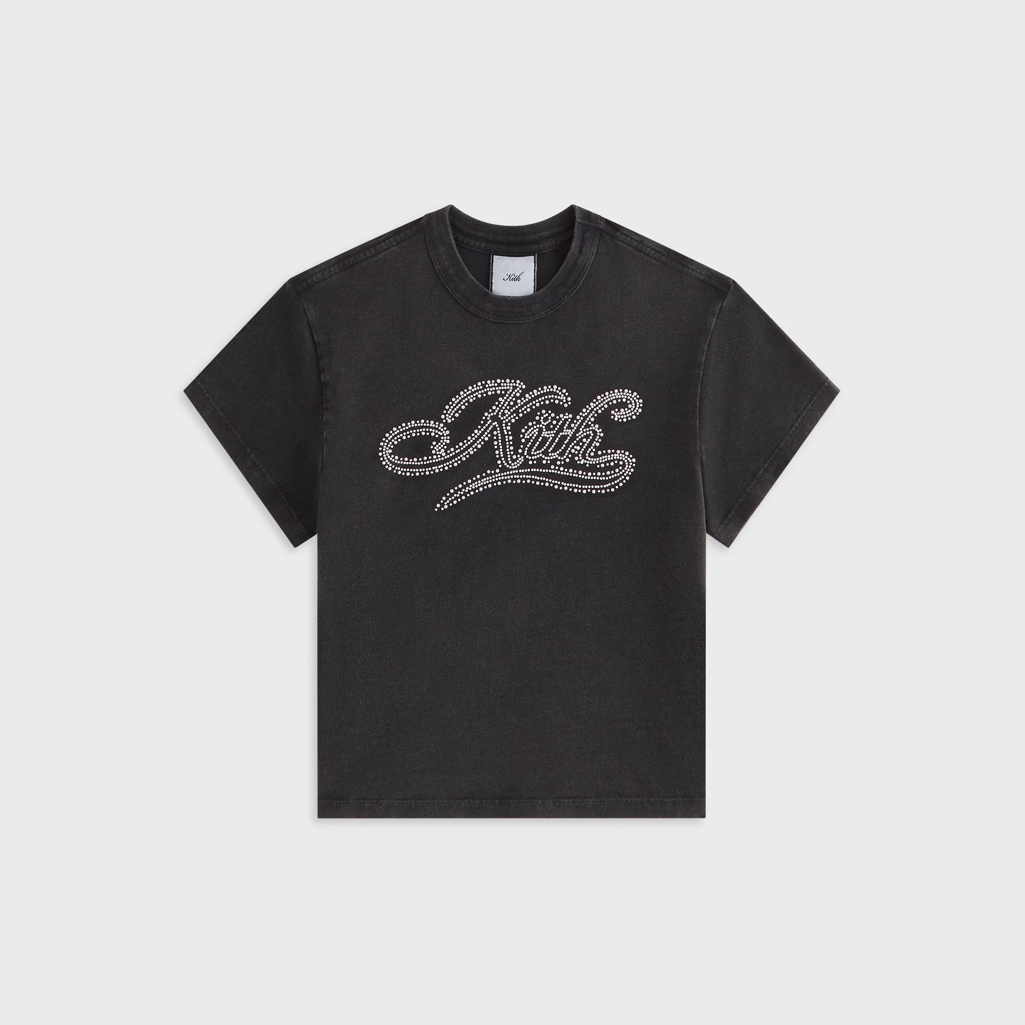 Image of Kith Women Mulberry Studded Vintage Tee - Black