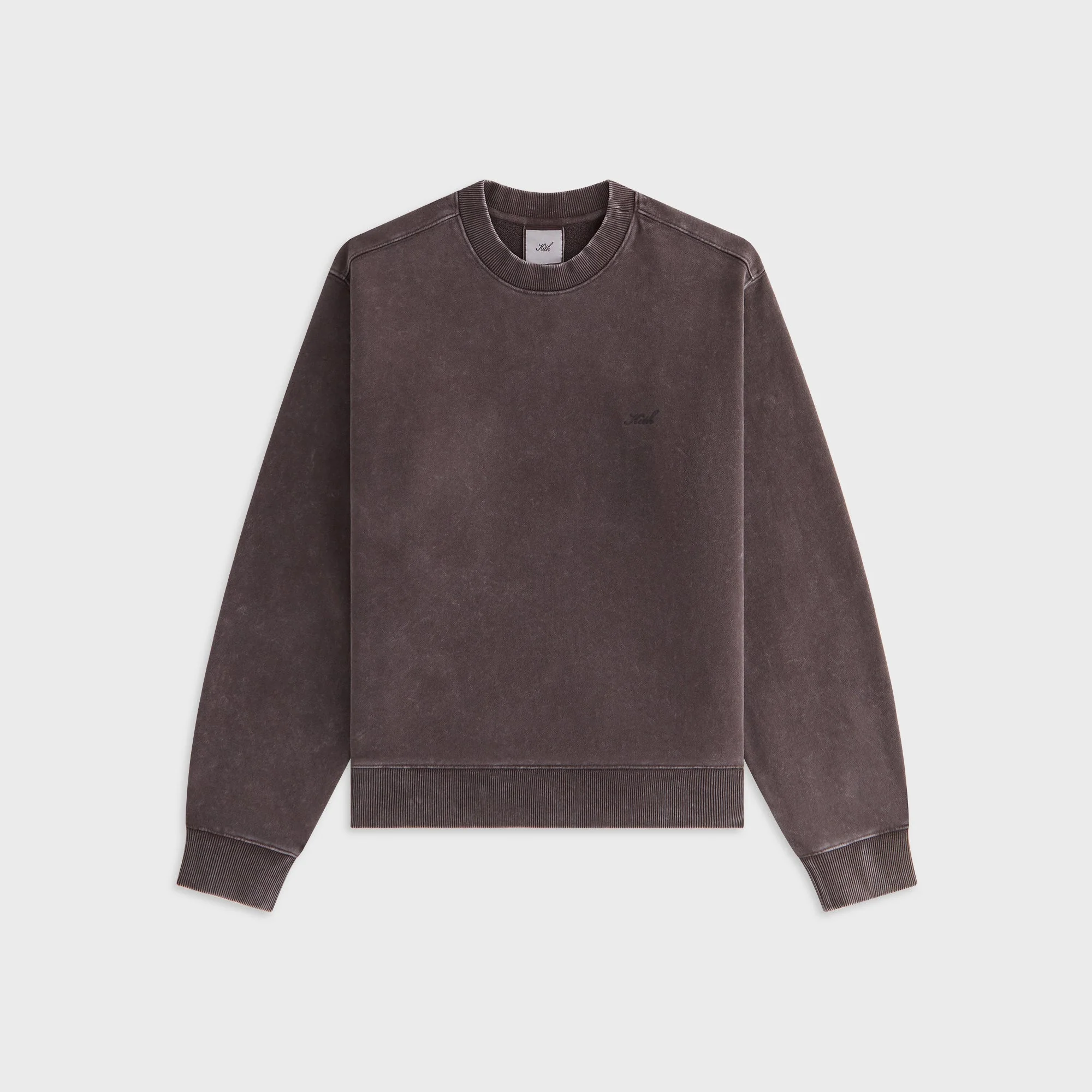 Image of Kith Women Ashwin Sueded Crewneck - Shade