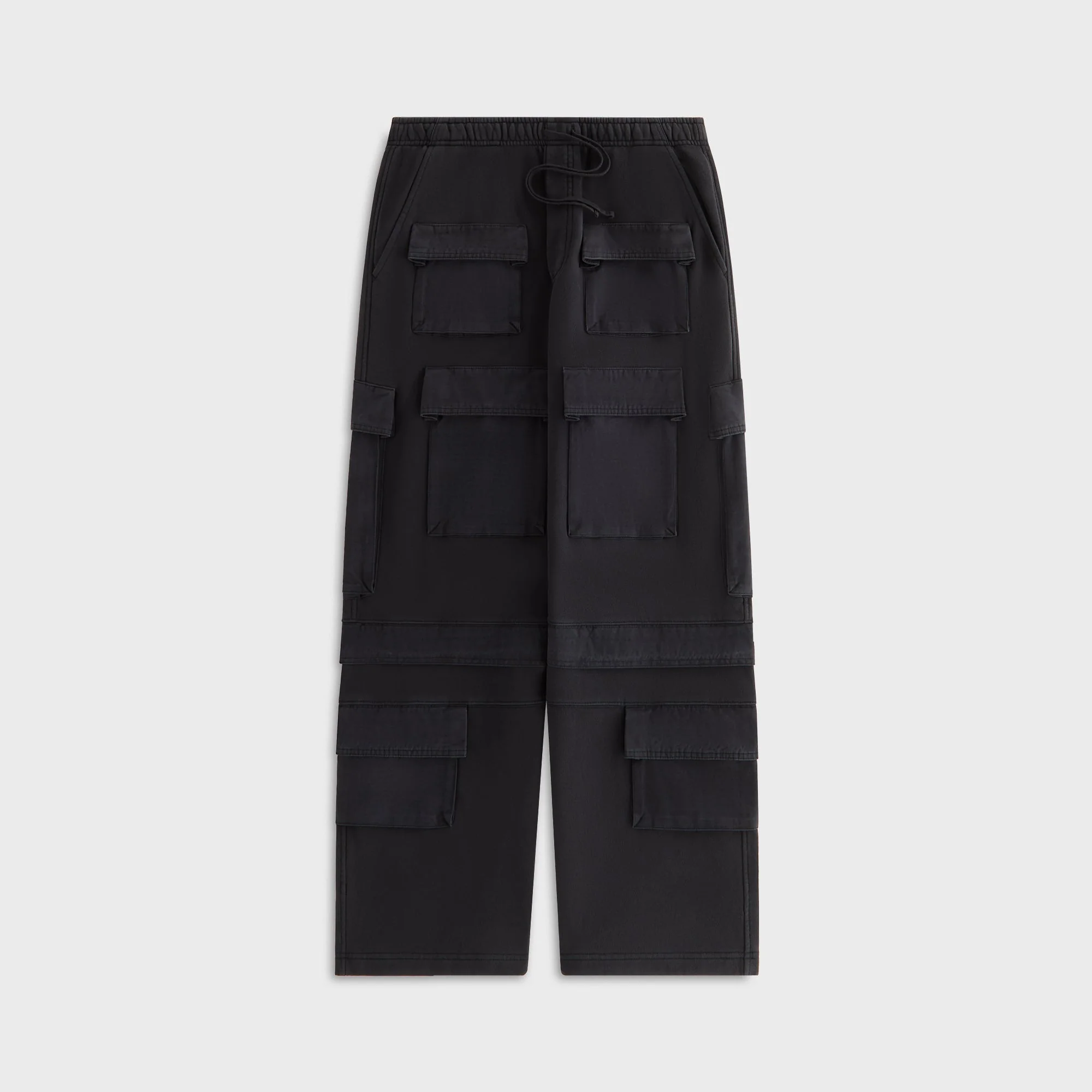 Image of Kith Women Zayn Cargo Sweatpant - Black