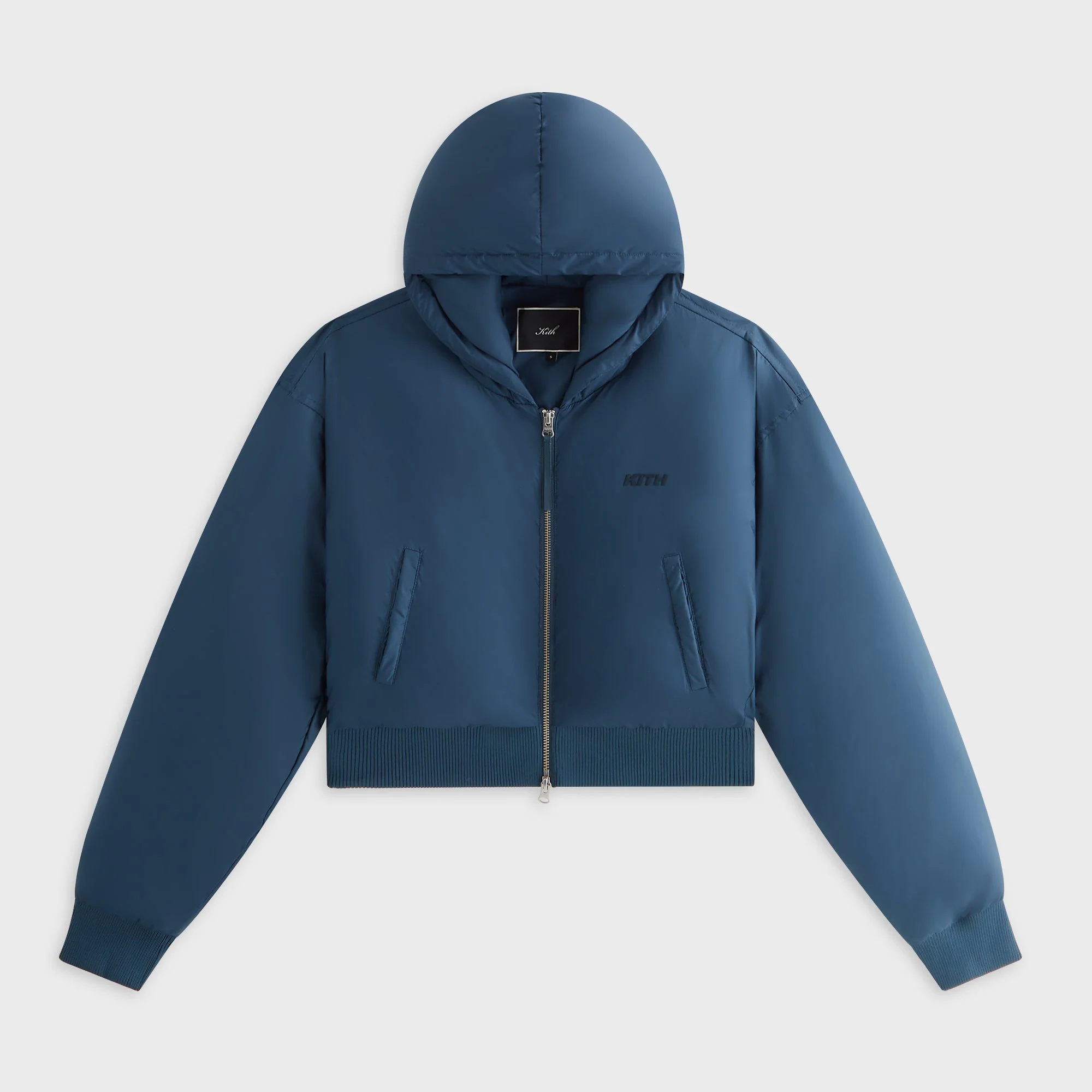 Image of Kith Women Bex Cropped Nylon Puffer - Resolve