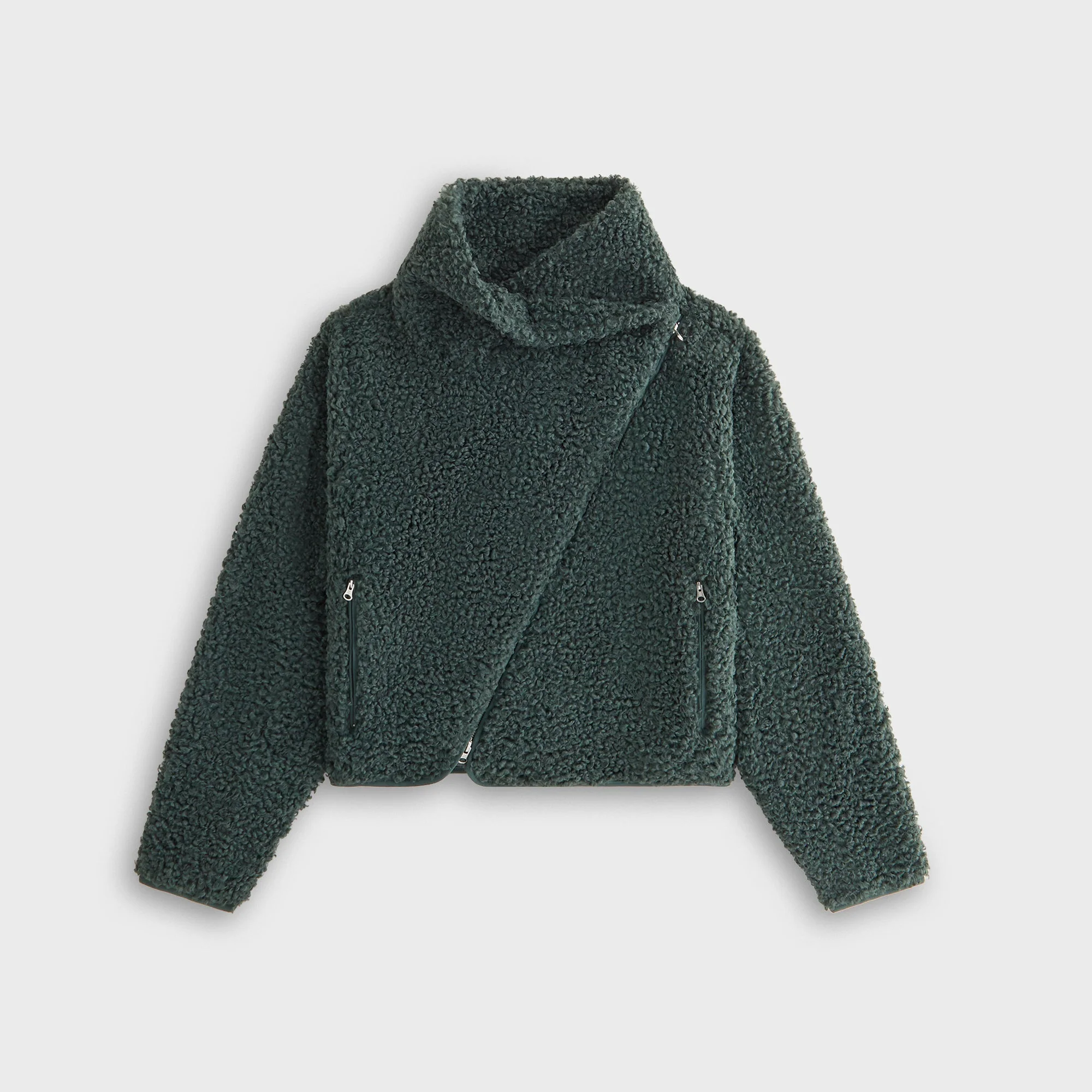 Image of Kith Women Helia Sherpa Asymmetrical Jacket - Machine