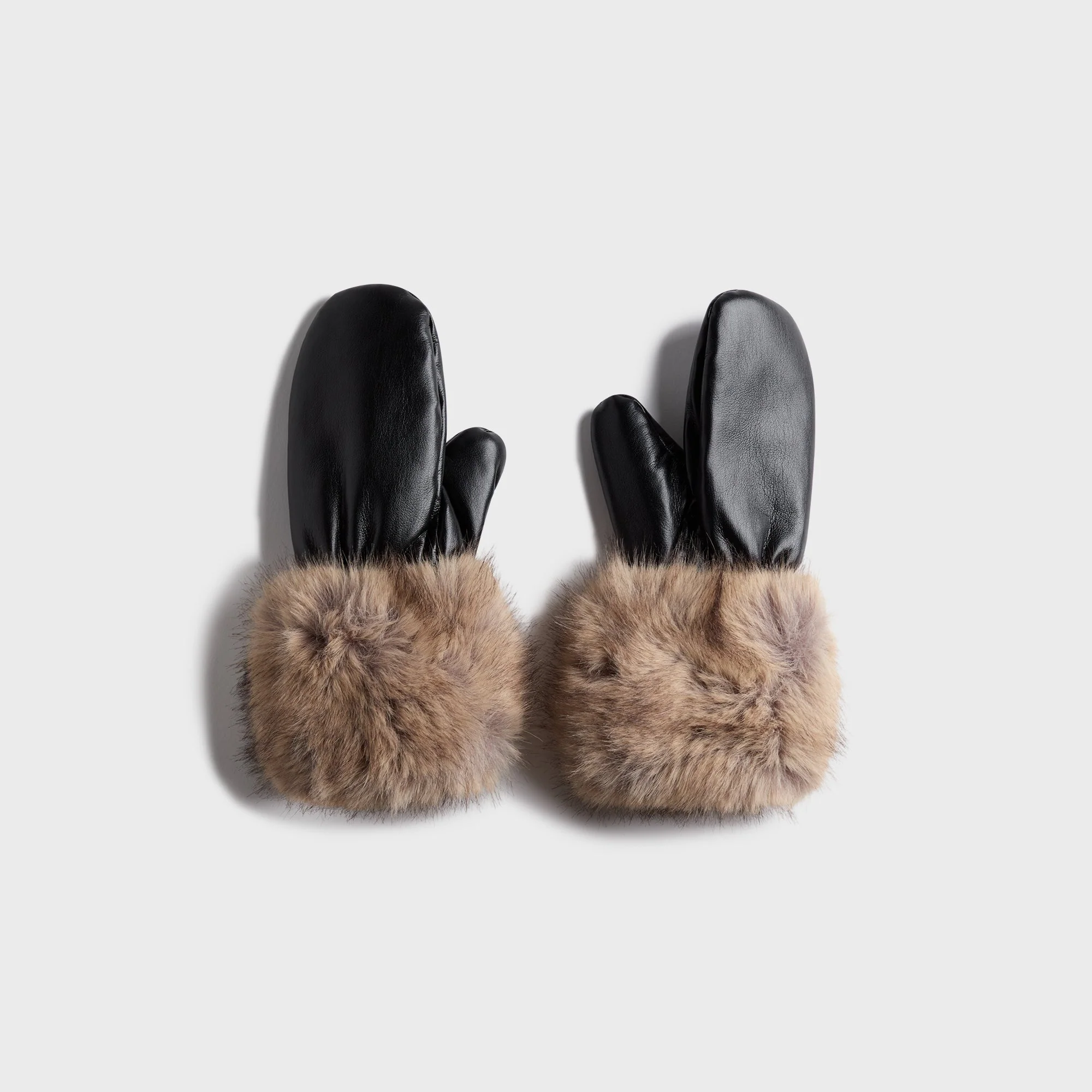 Image of Stand Studio Jane Mittens - Black / Natural