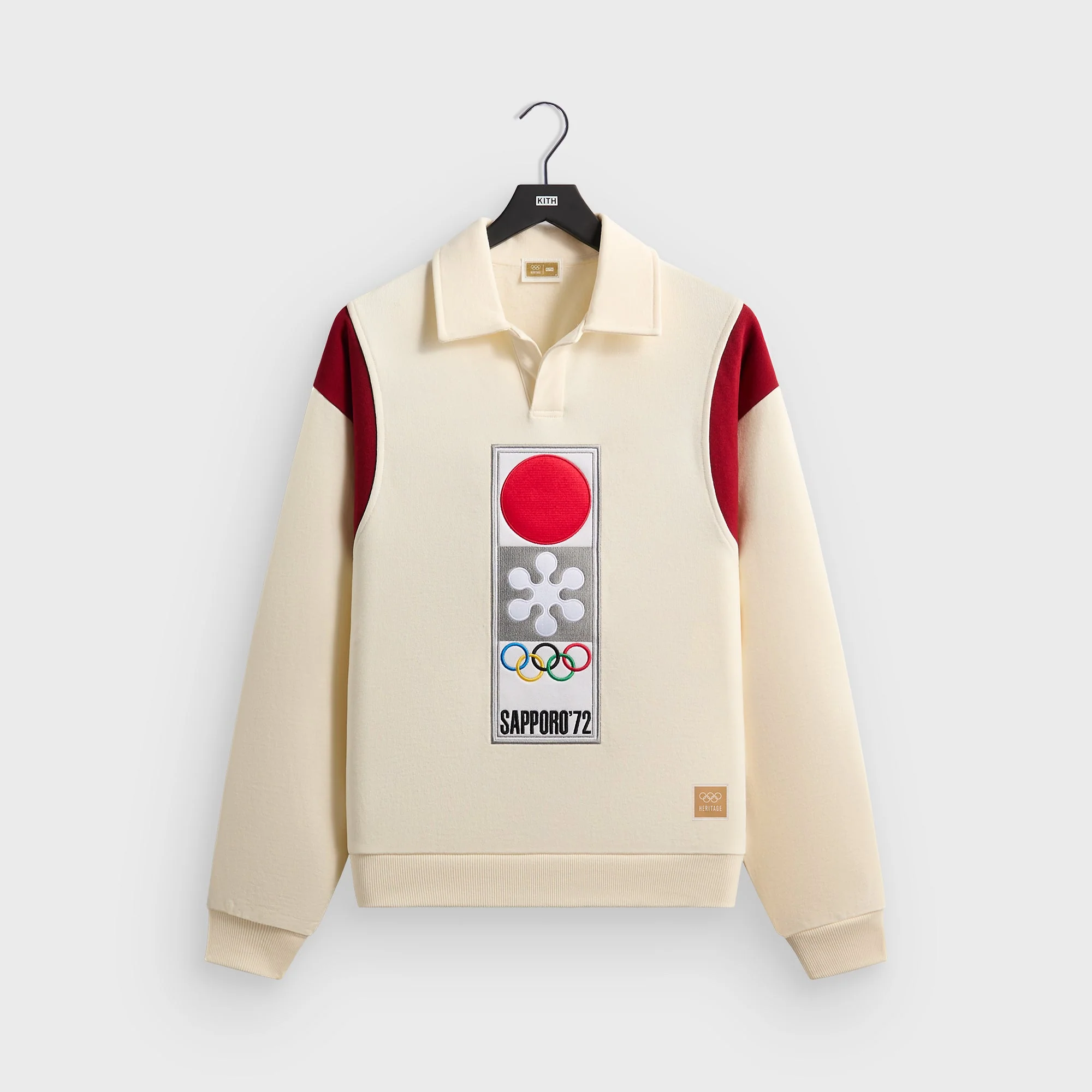Image of Kith for Olympics Heritage Sapporo Vintage Nelson Rugby - Sandrift