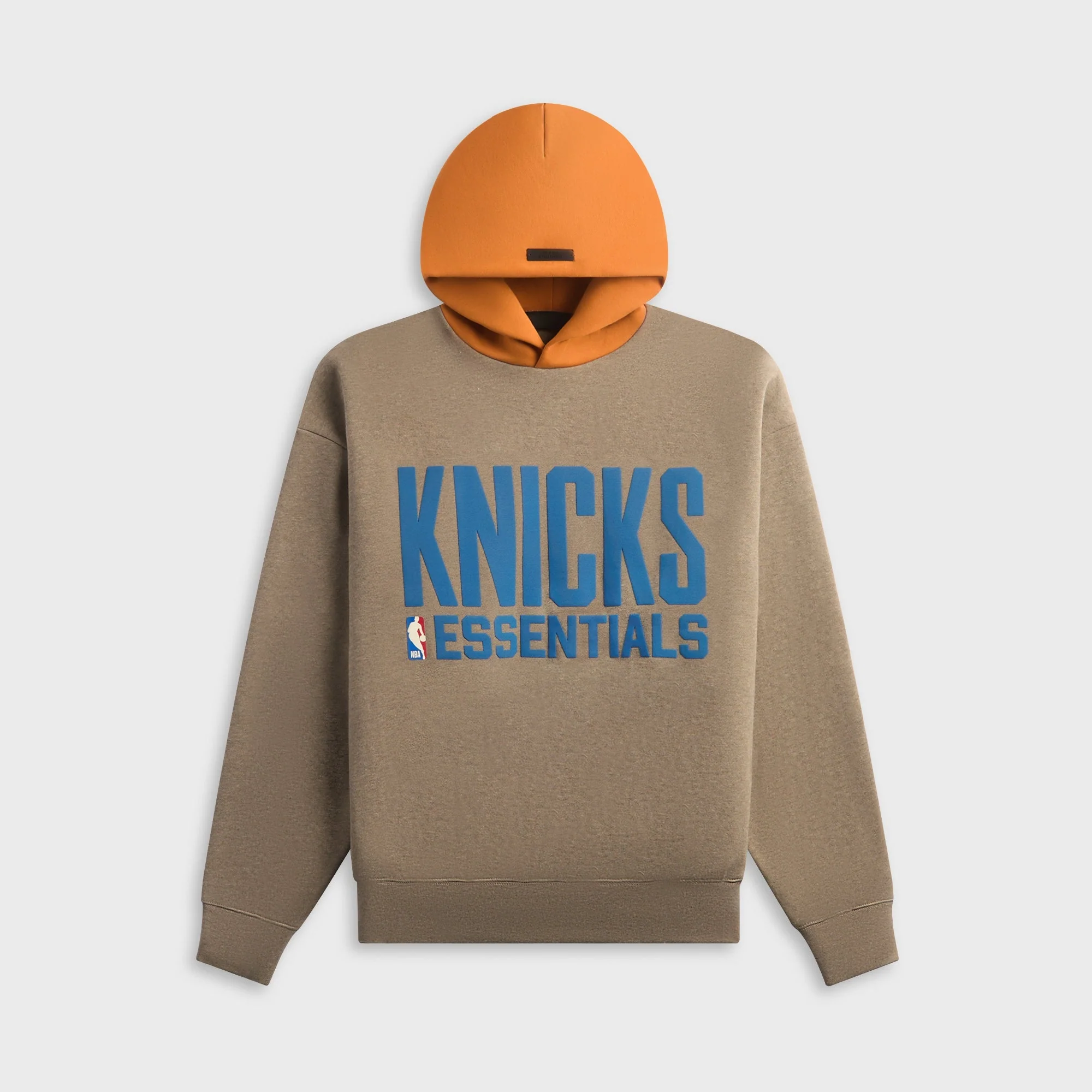 Image of Essentials Knicks Sport Hoodie - Homestead Heather / Orange