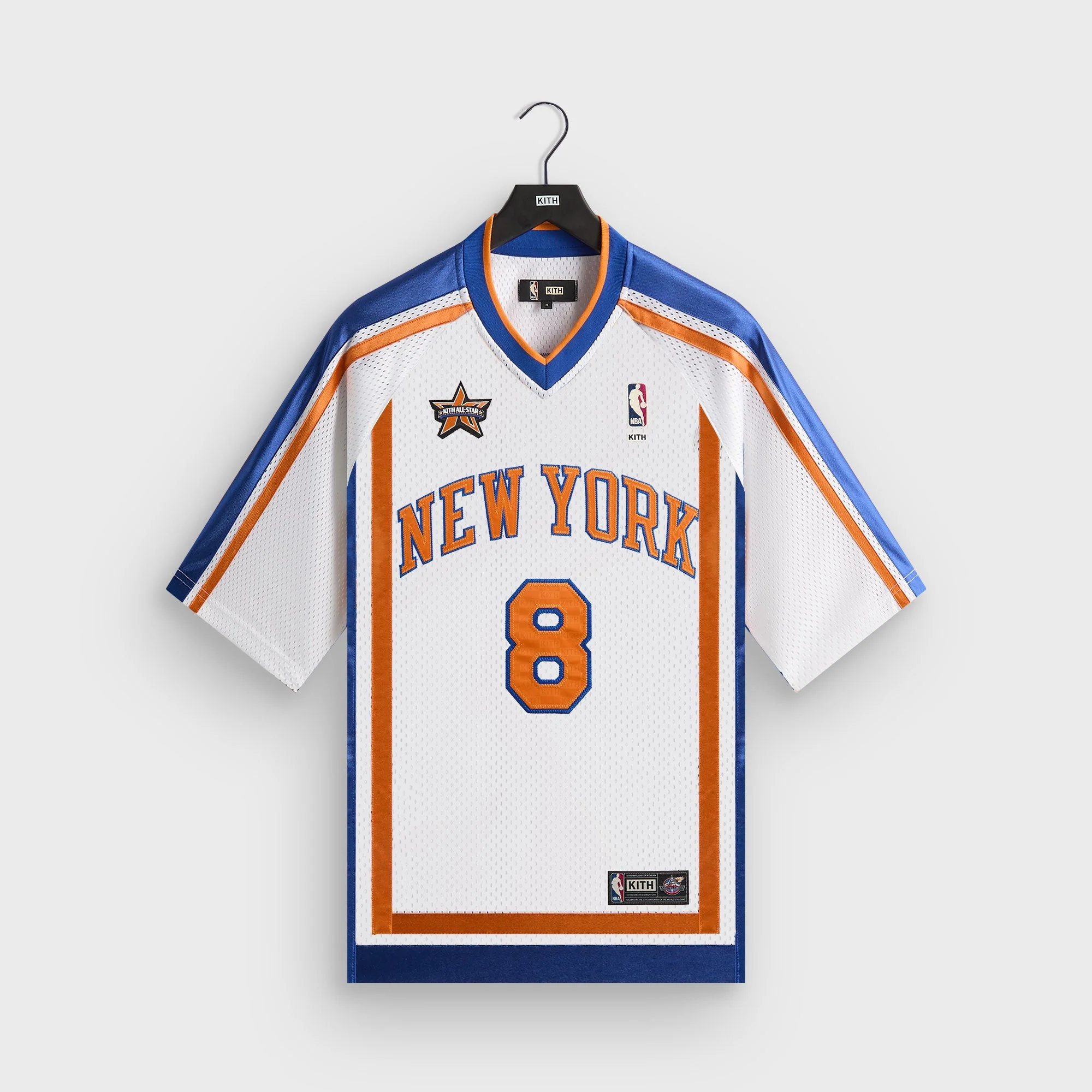 Image of Kith for NBA All-Star New York Knicks Leon Shirt - White