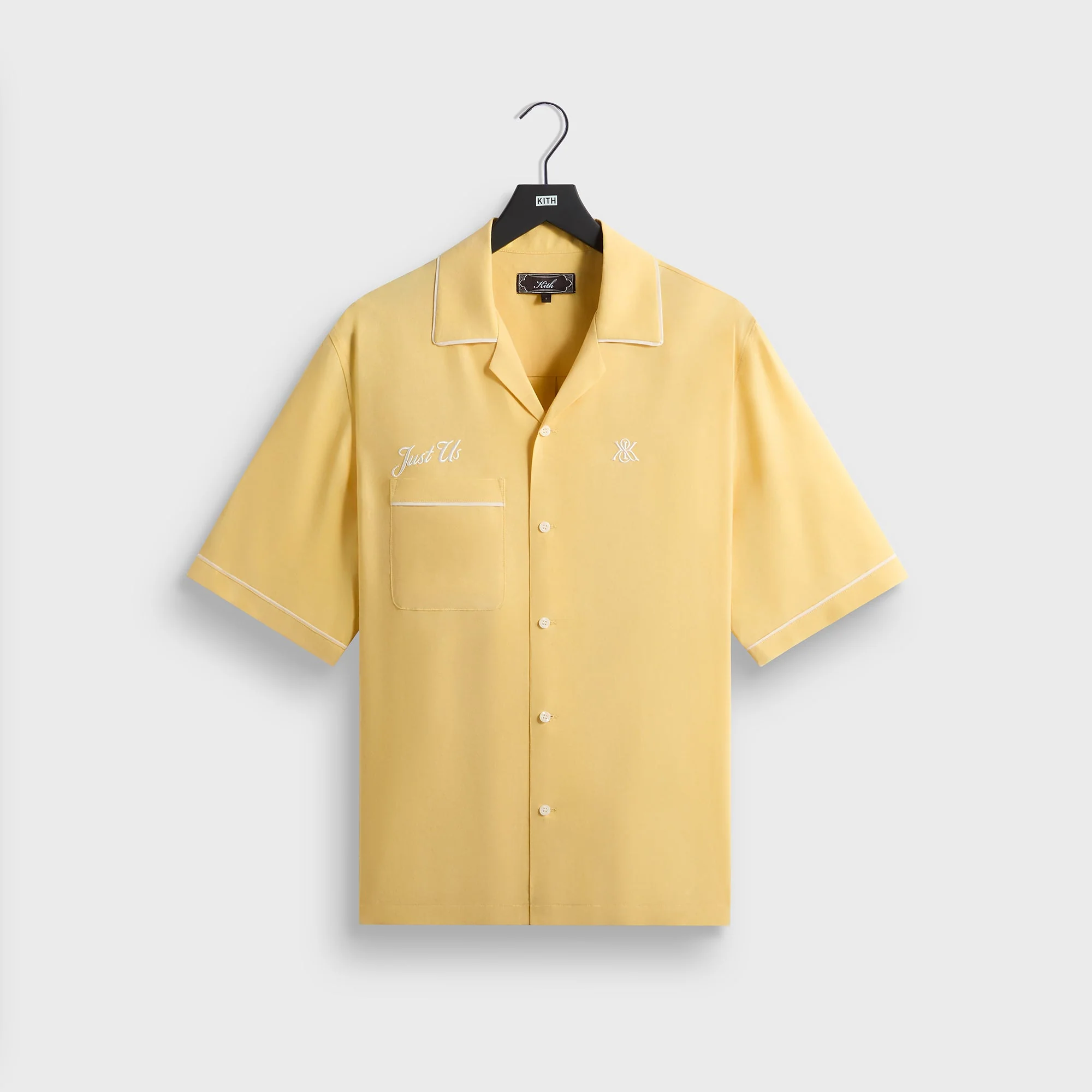 Image of Kith Cupro Linen Vinnie Shirt - Beacon