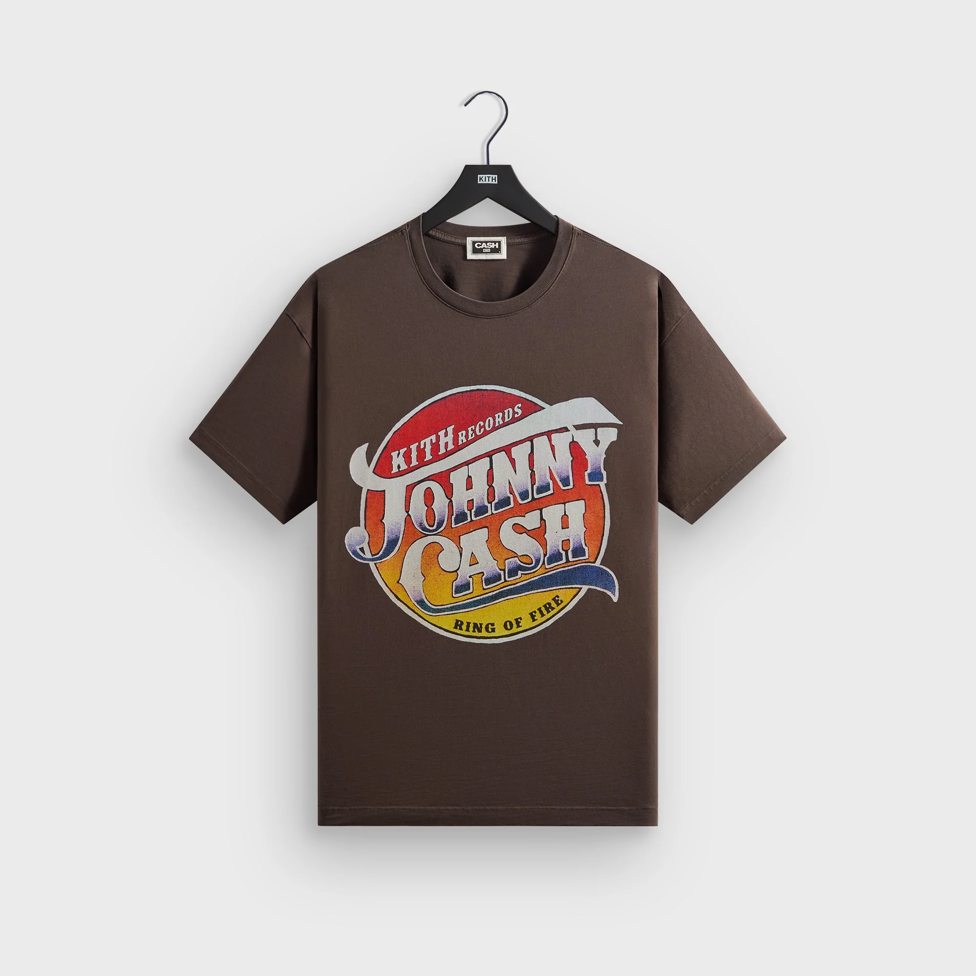 Image of Kith Records for Johnny Cash Ring of Fire Vintage Tee - Hickory