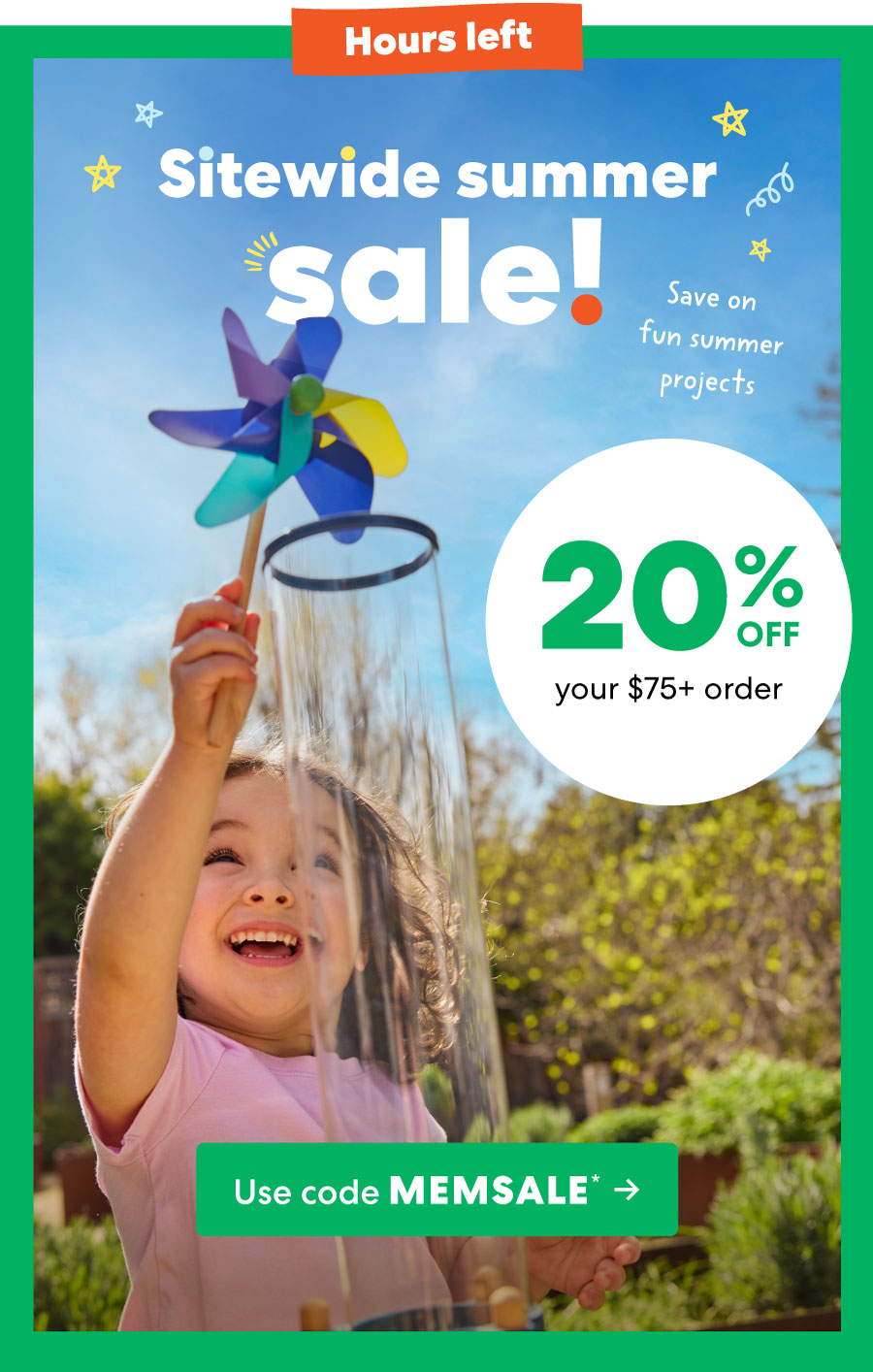 Sitewide summer sale!