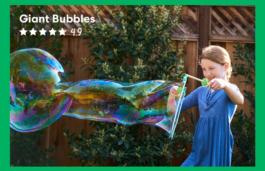 Giant Bubble 4.9 Stars