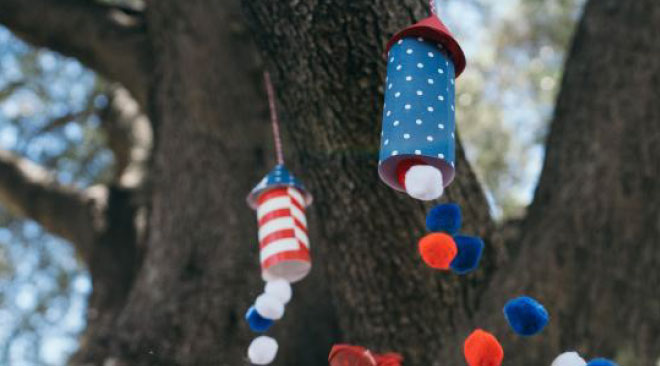 Pull-String Rocket Pinata