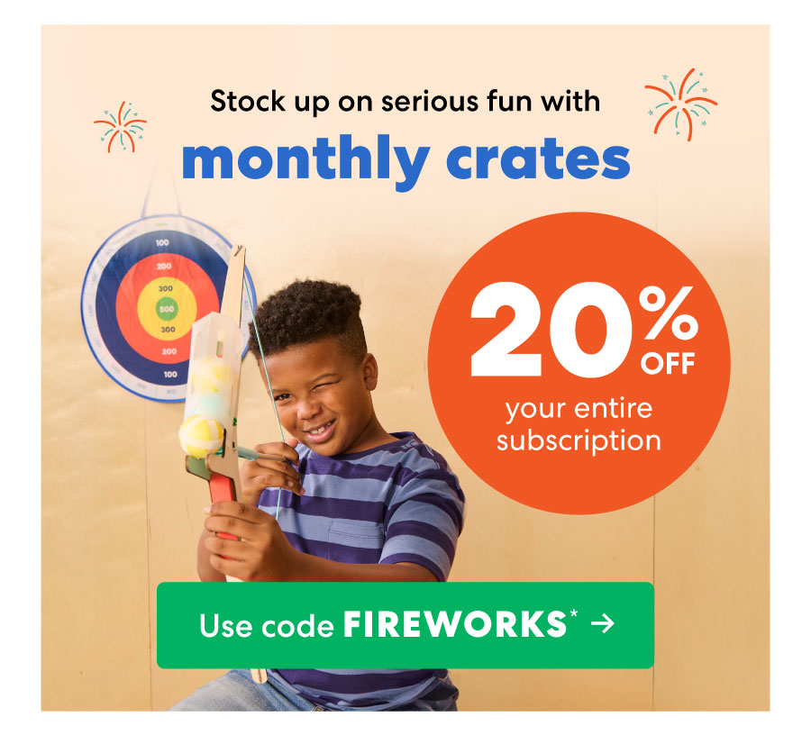 Use code FIREWORKS ->