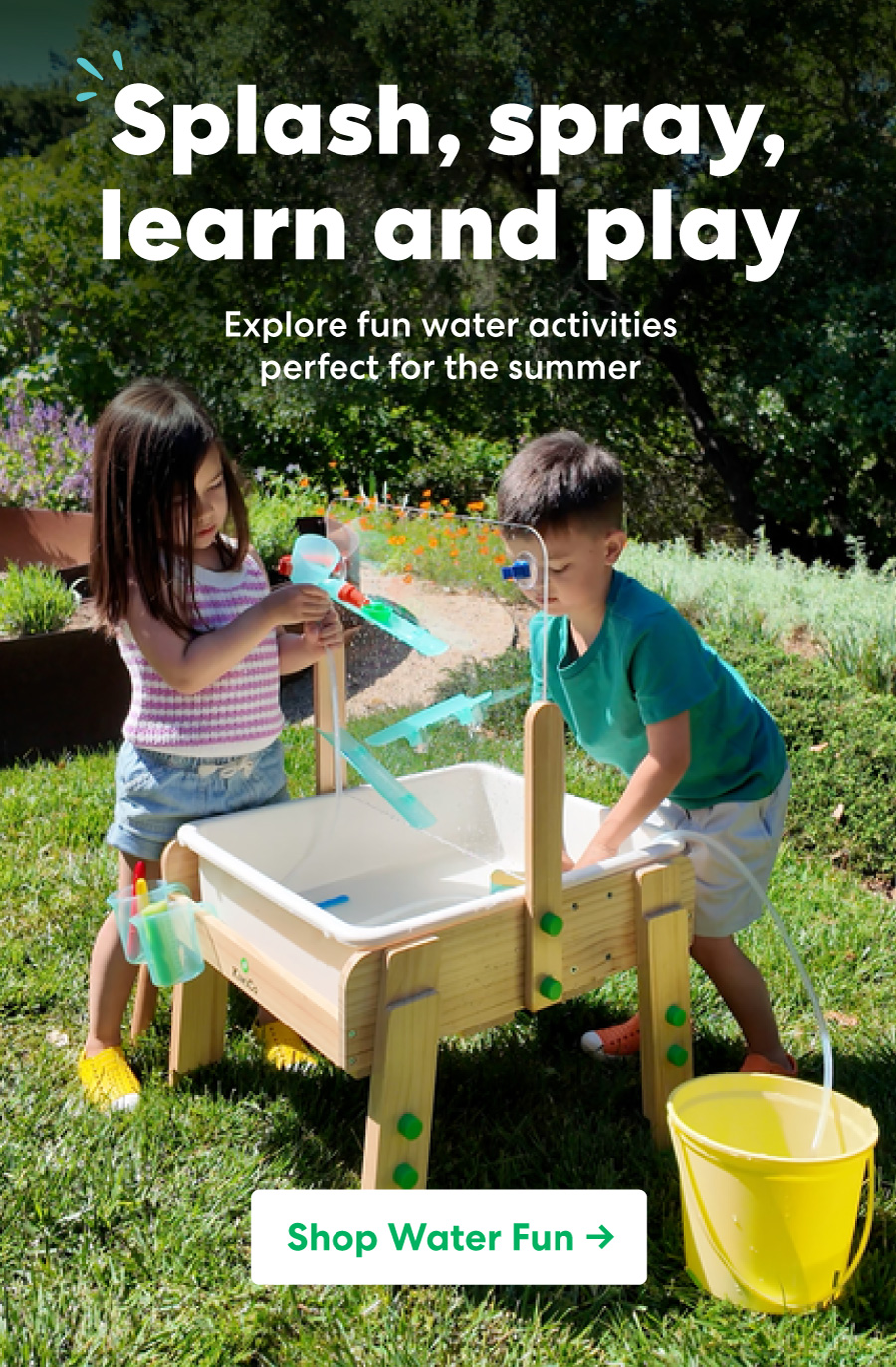 Splash, spray, learn and play