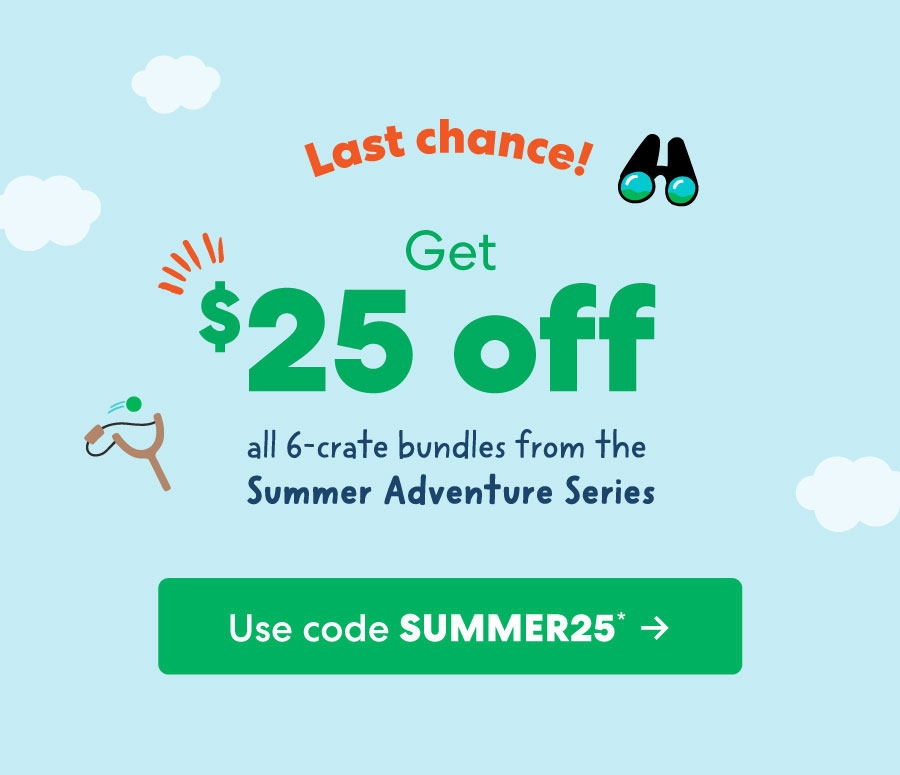 Lost chance! Get $25 off all 6-cra+e bundles from The Summer Adven+ure Series Use code SUMMER25*
