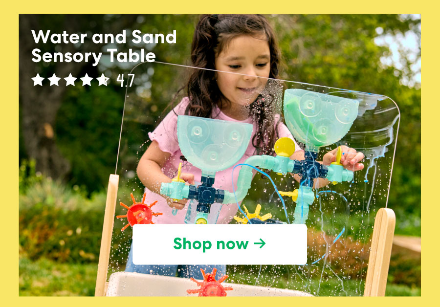 Water and Send Sensory Table
