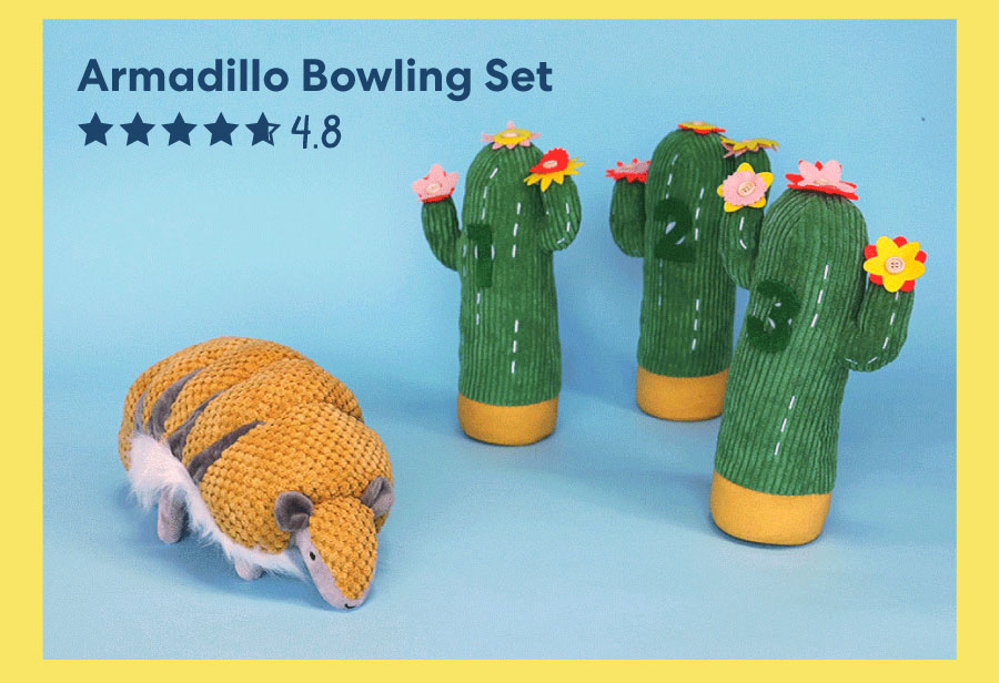Armadillo Bowling Set