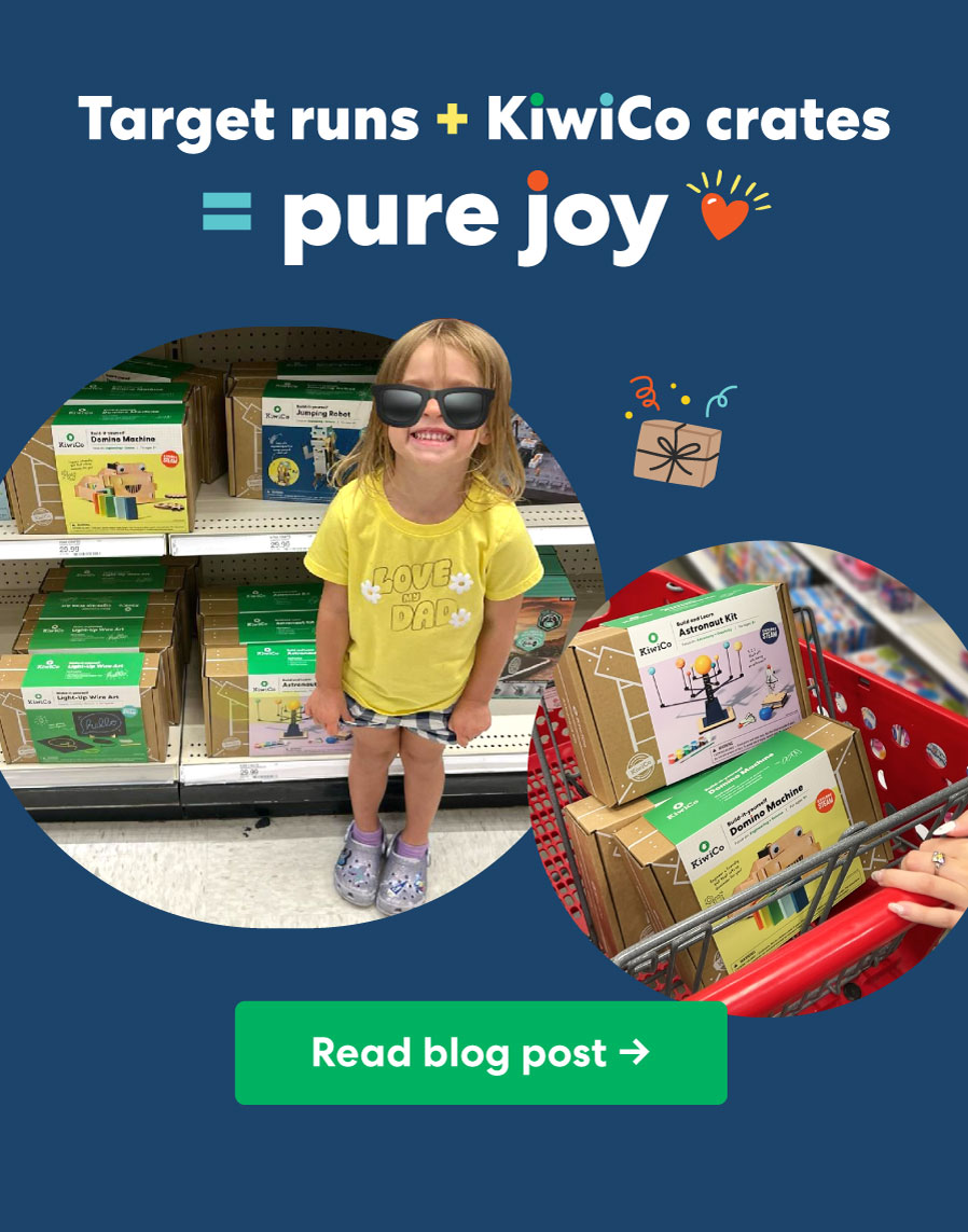 Target runs + KiwiCo crates=pure joy