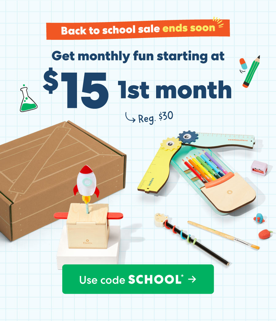 Use code SCHOOL ->