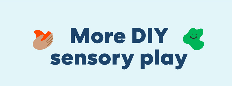 More DIY sensory play