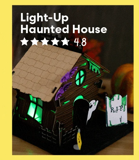 Light-Up Haunted House 4.8