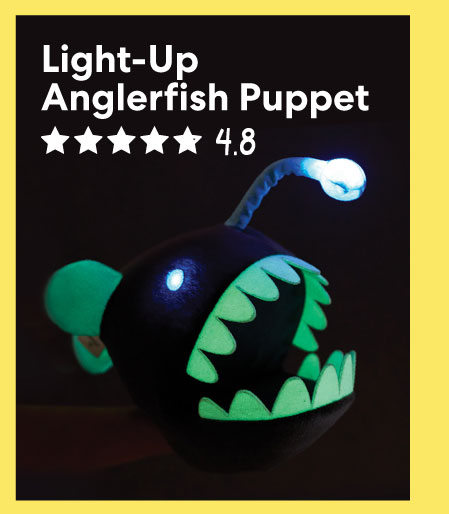 Light-Up Anglerfish Puppet, 4.8 ⭐
