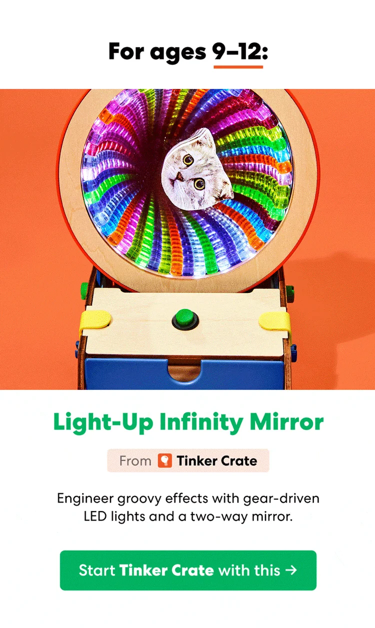 Light-Up Infinity Mirror from Tinker Crate