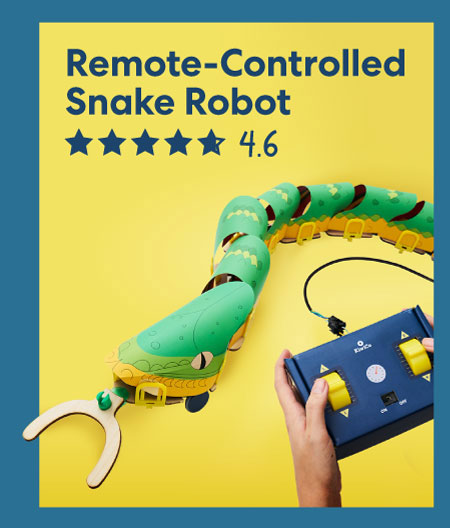 Remote-Controlled Snake Robot - 4.6 Stars! 