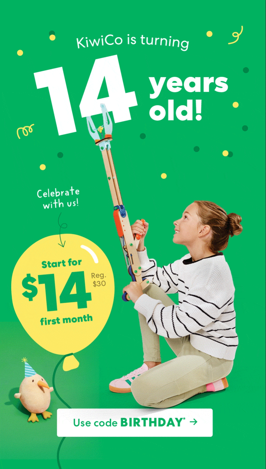 USE CODE BIRTHDAY ->*