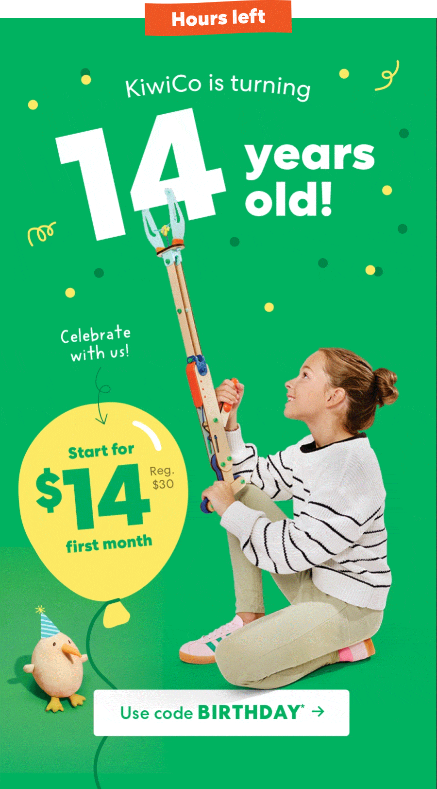 USE CODE BIRTHDAY ->*