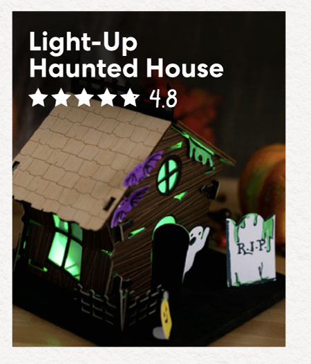 Light-Up Haunted House