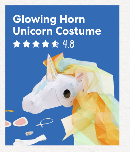 Glowing Horn Unicorn Costume