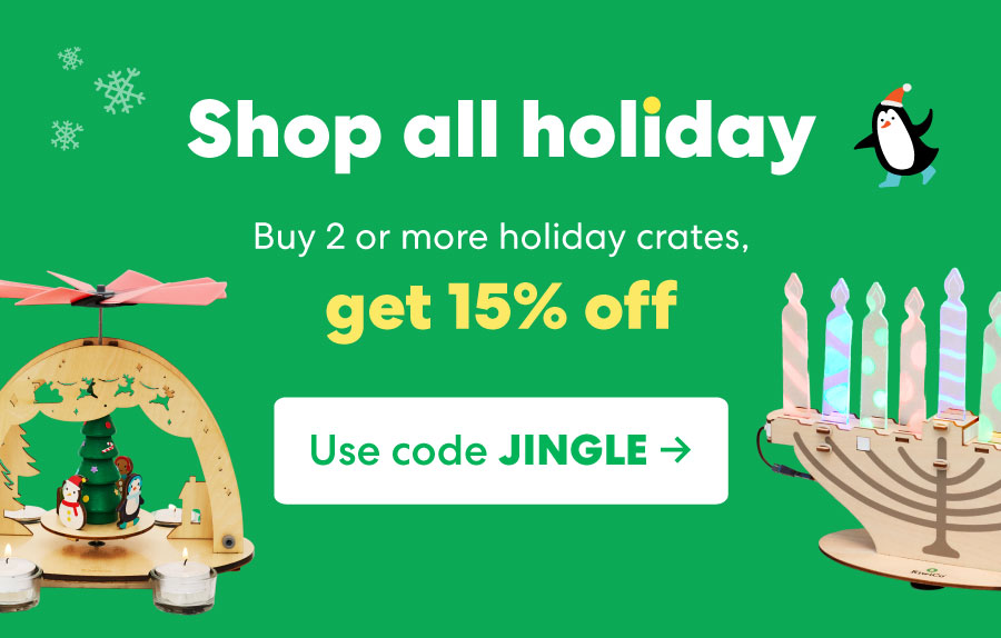 Shop all holiday | Buy 2 or more holiday crates, get 15% off Use code JINGLE