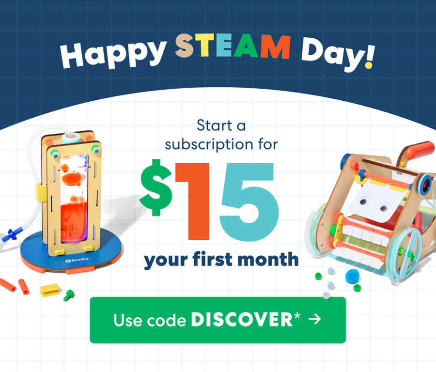 Happy STEAM Day! Get a FREE crate with a subscription